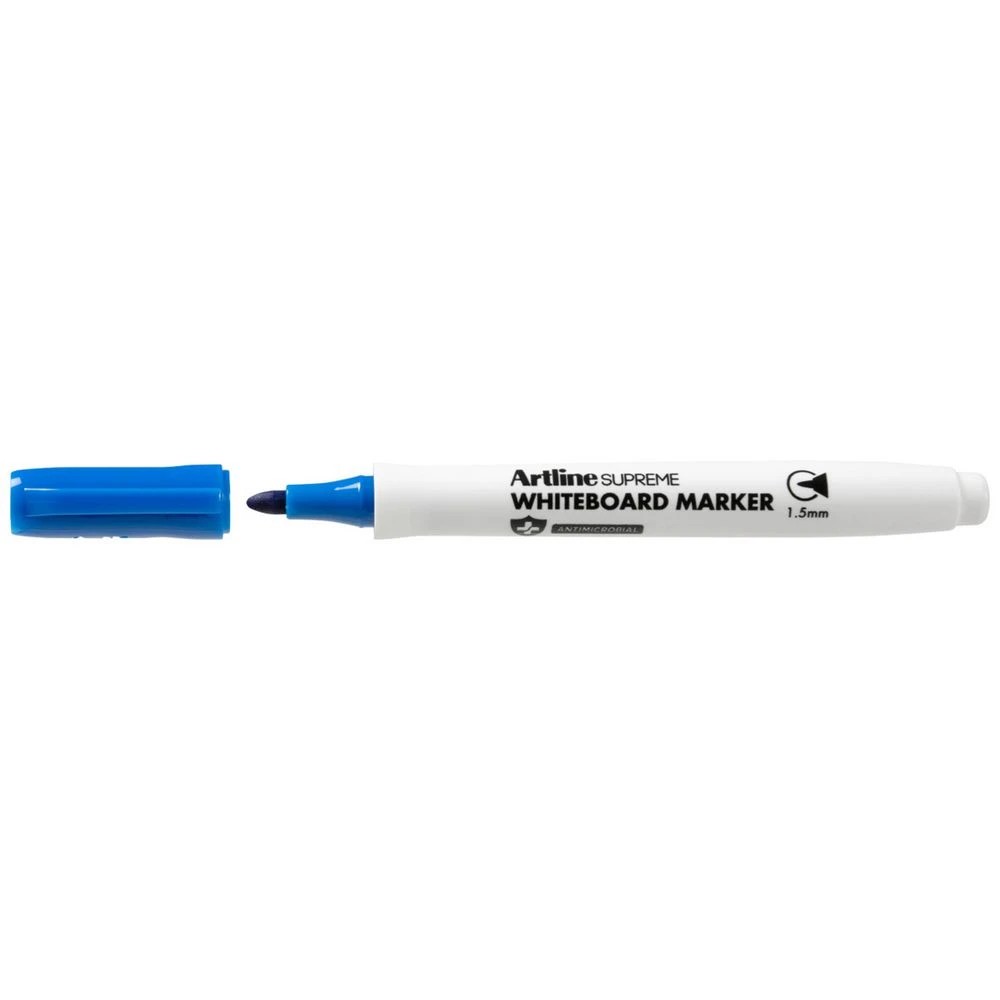 1 Artline Supreme Whiteboard Marker Bullet Blue, 1 of 3