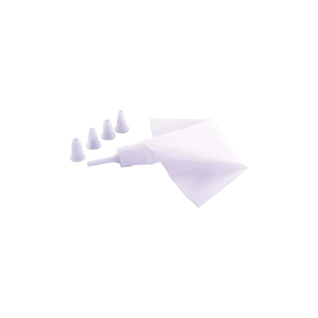 2 Avanti Reusable Icing Piping Bag Set With 5 Cake Decorating Nozzles For Baking
 - White, 2 of 3