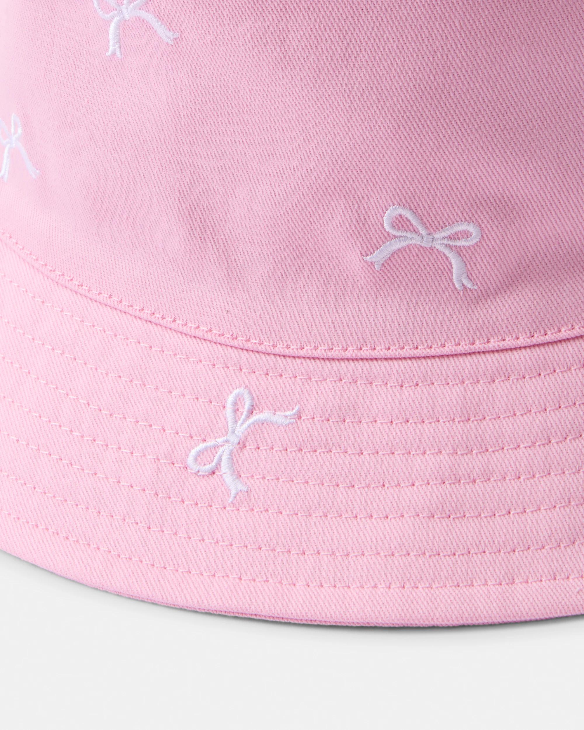 2 Bucket Hat Pink Bows, 2 of 2