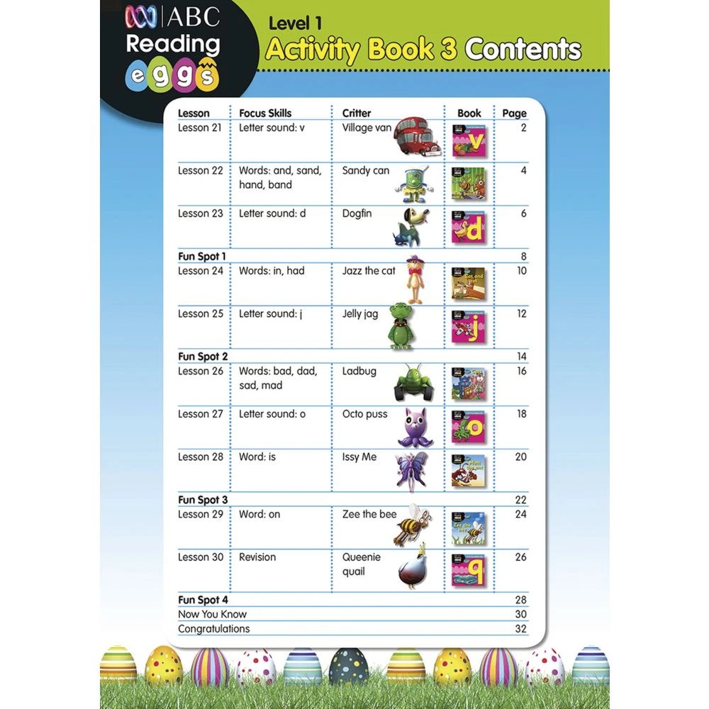 3 ABC Reading Eggs Starting Out Activity Book 3, 3 of 5