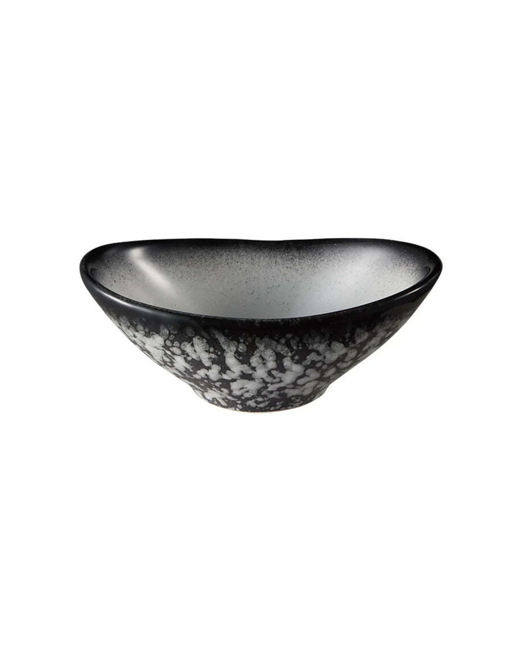 1 Maxwell & Williams Caviar Granite Oval Sauce Bowl Porcelain Dinnerware, 1 of 3