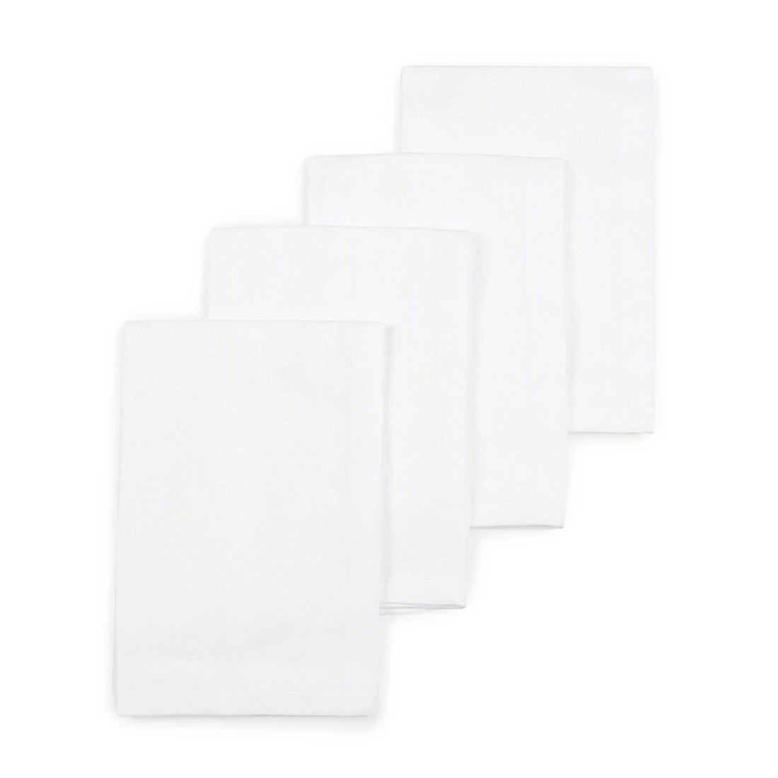 1 4 Pack White Napkins, 1 of 4
