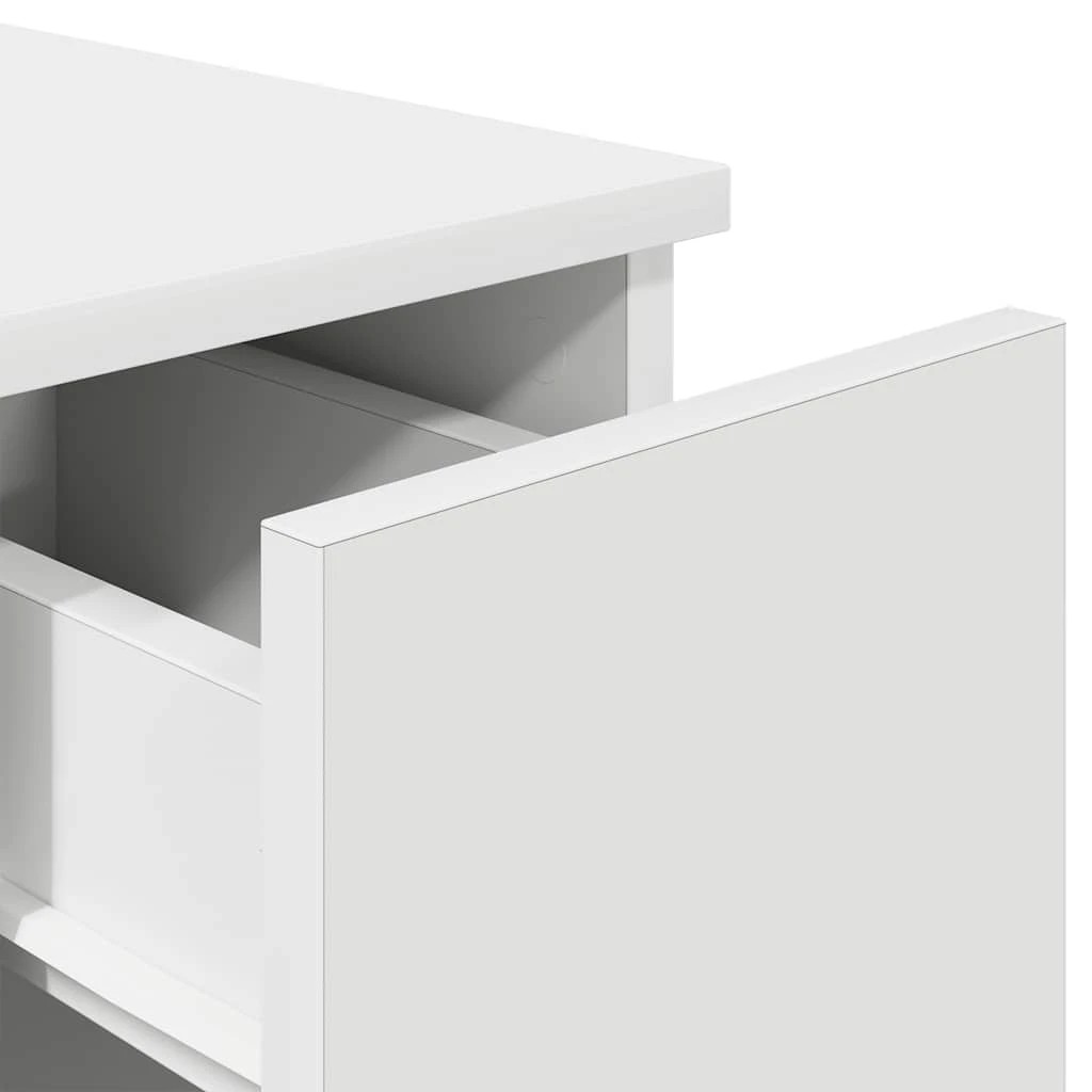 8 vidaXL bedside cabinet - White, 8 of 9