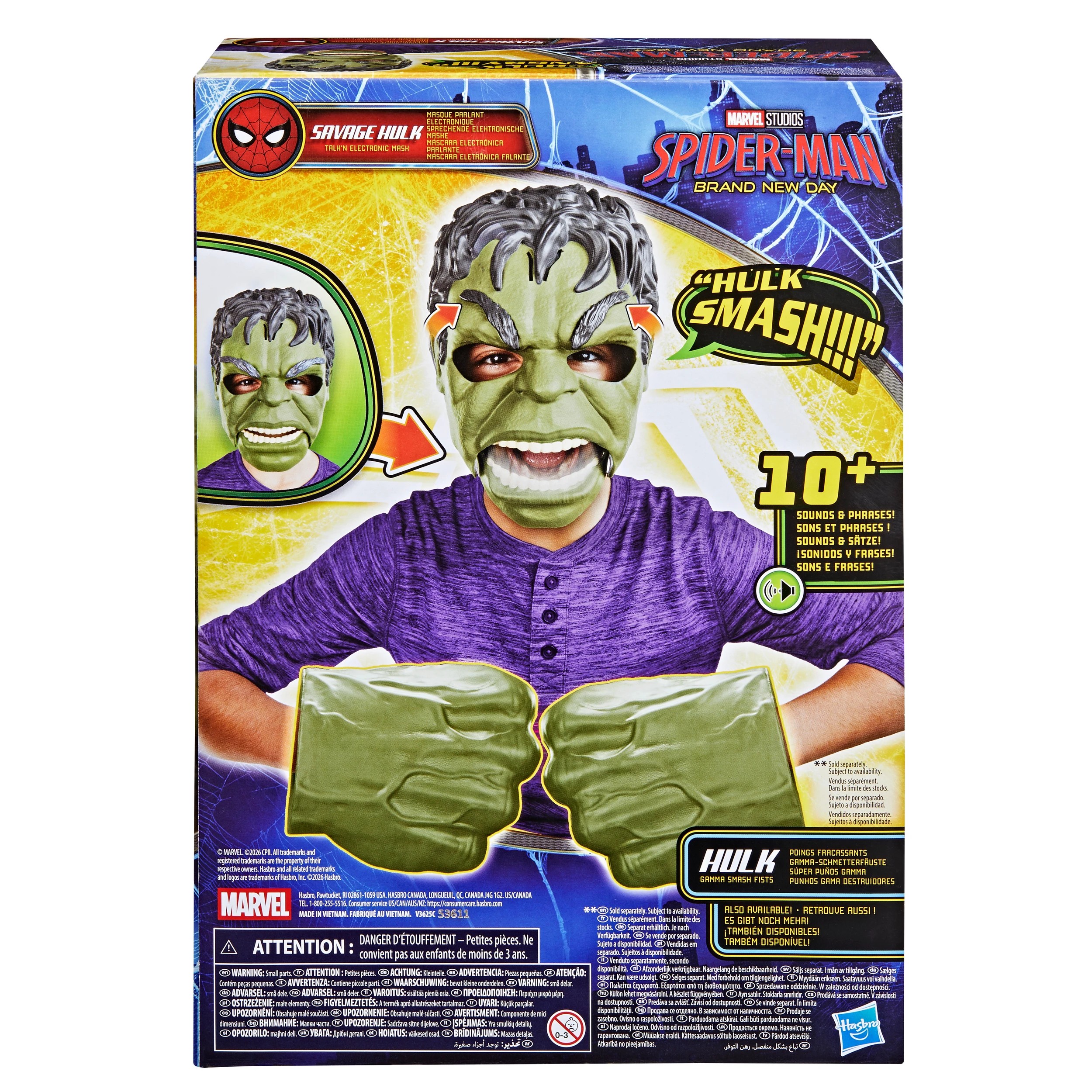 2 Spider-Man Spiderman Movie Hulk Feature Mask - Green, 2 of 4