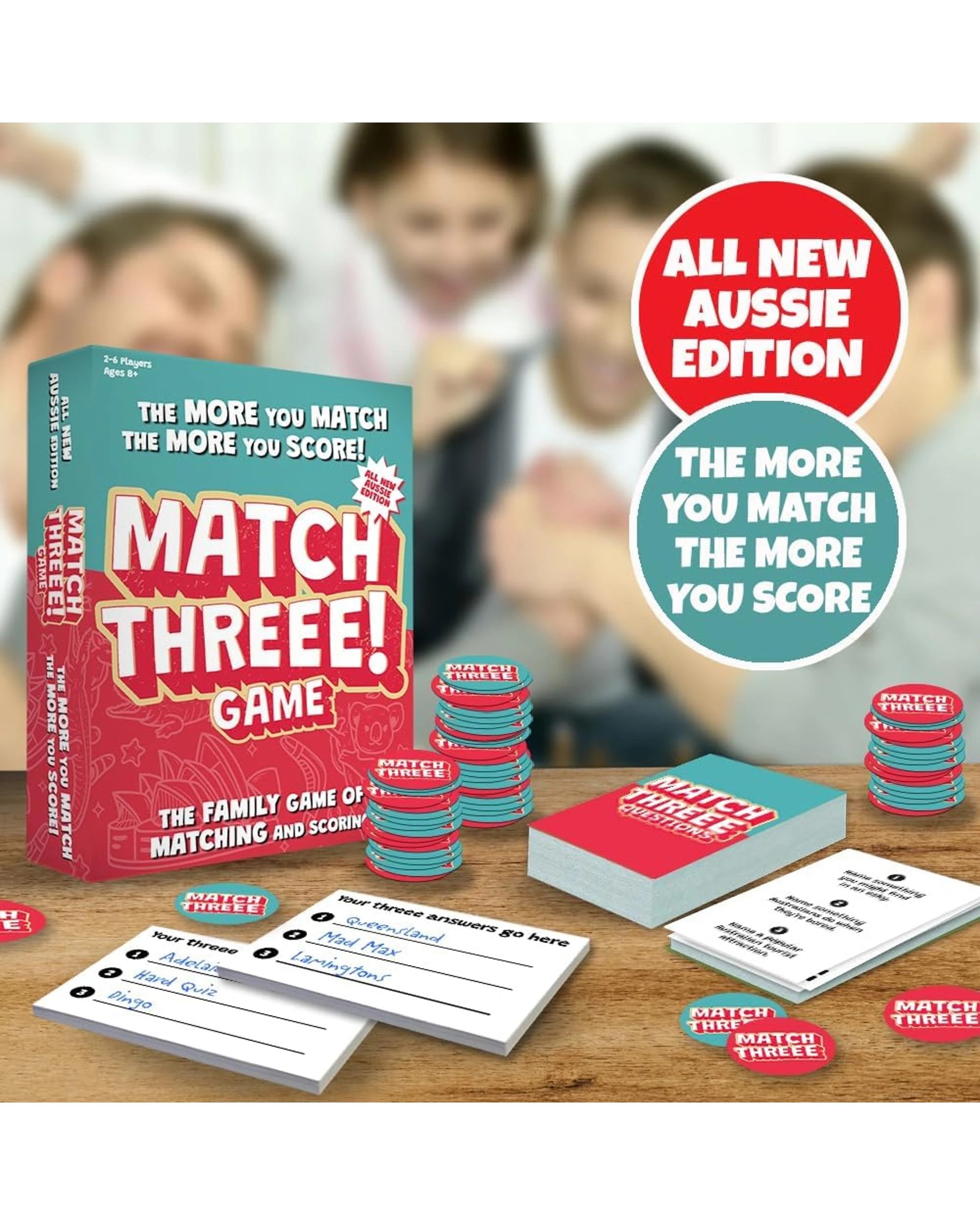 2 Match Three Card Game, 2 of 7