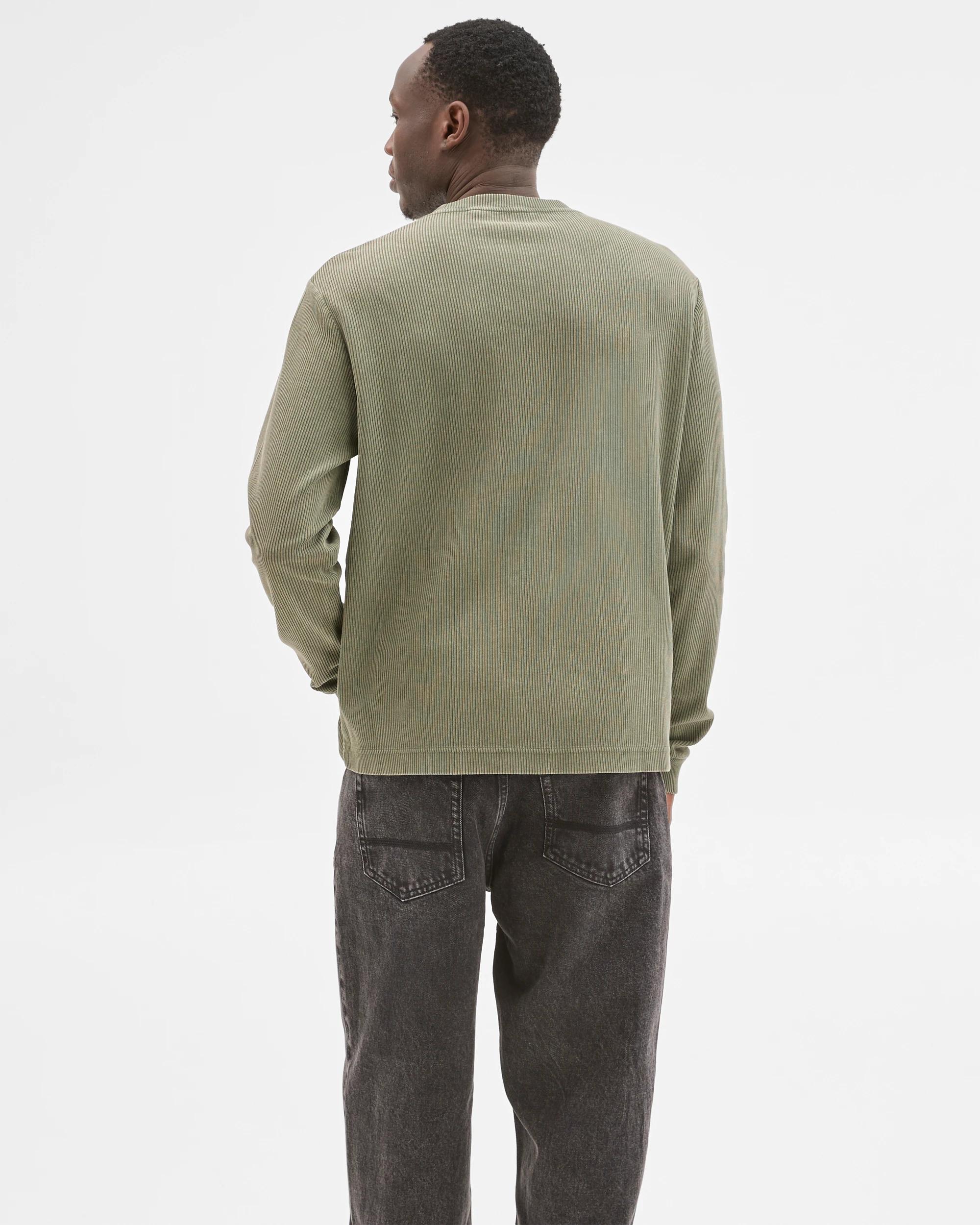 6 Commons Australian Cotton Relaxed Heavyweight Textured T-Shirt ACID GREEN, 6 of 6
