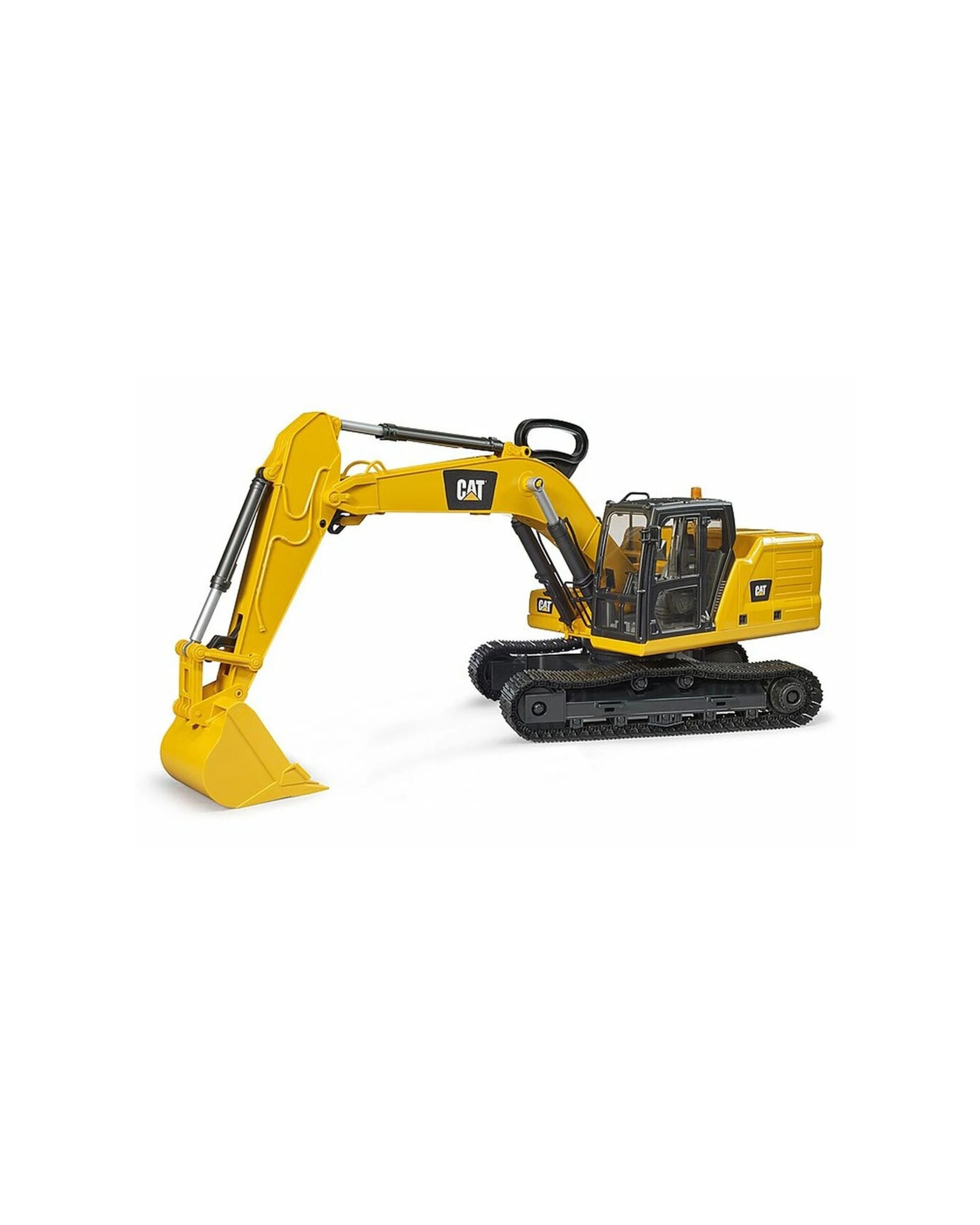 5 Bruder 1 16 Caterpillar Excavator With Black Tracks Kids Toy 4 Years Plus - Yellow, 5 of 5
