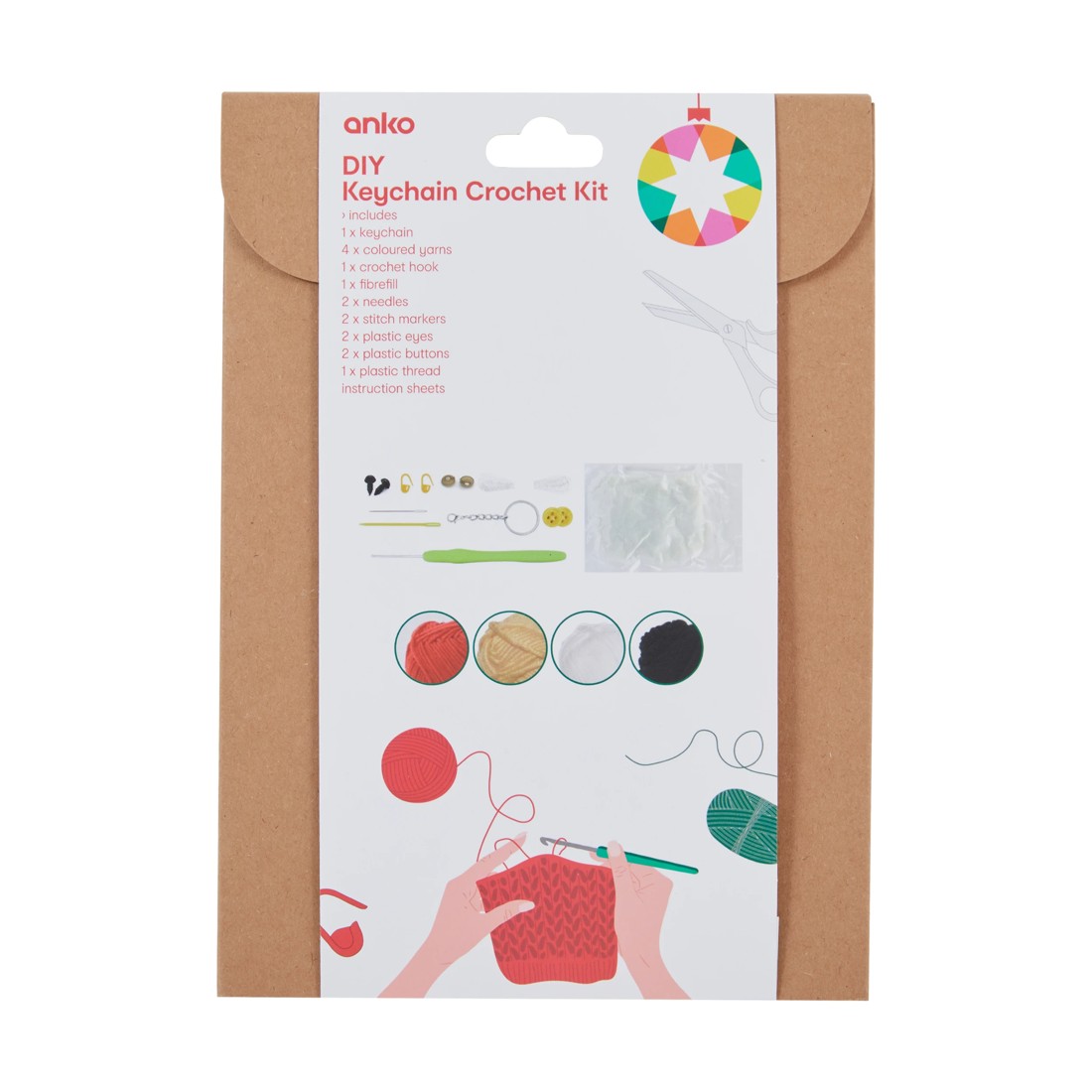 3 DIY Keychain Crochet Kit, 3 of 3