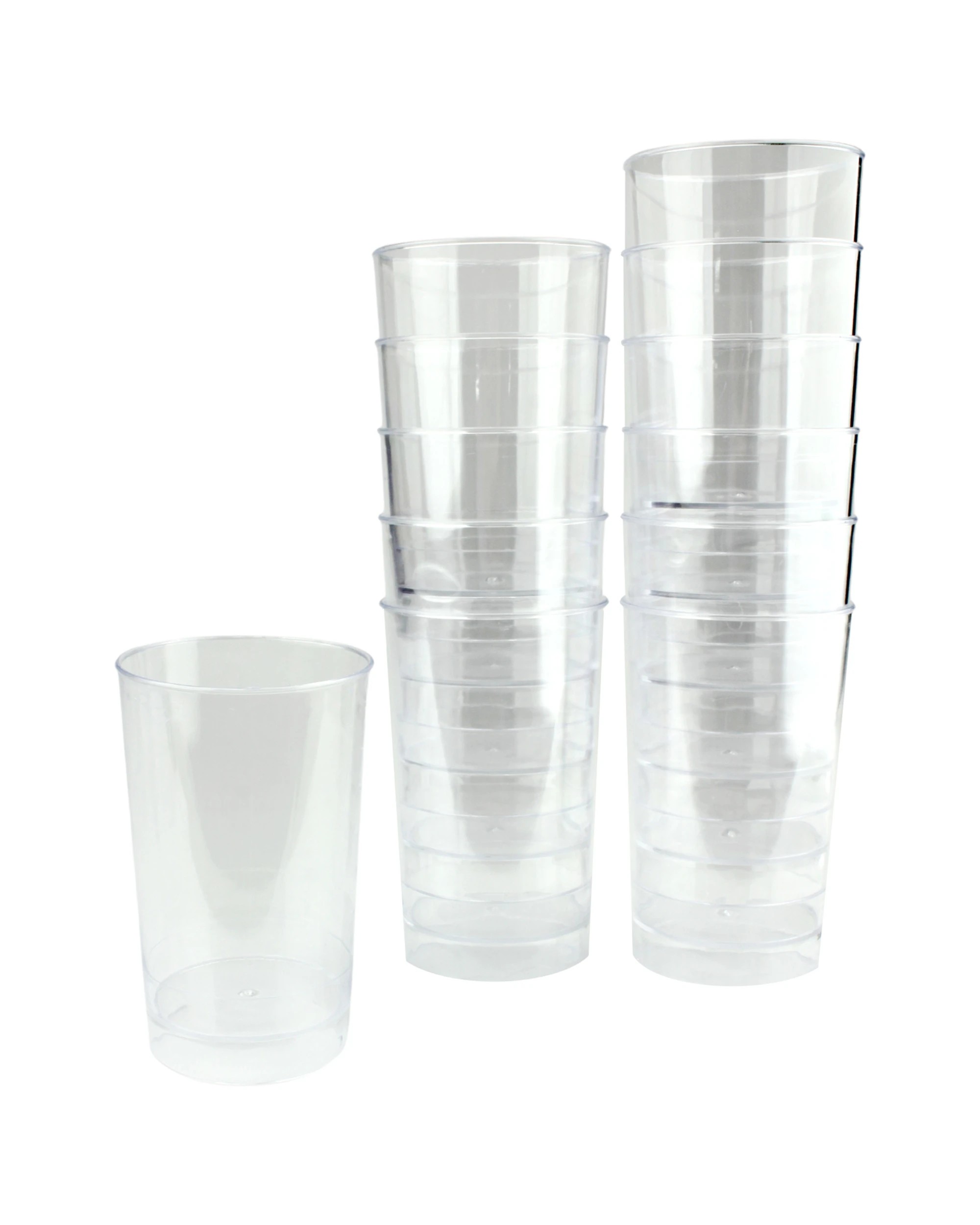 1 Fun Time Clear Mini Plastic Round Dessert Cups 150ml Pack of 12 - Clear, 1 of 3