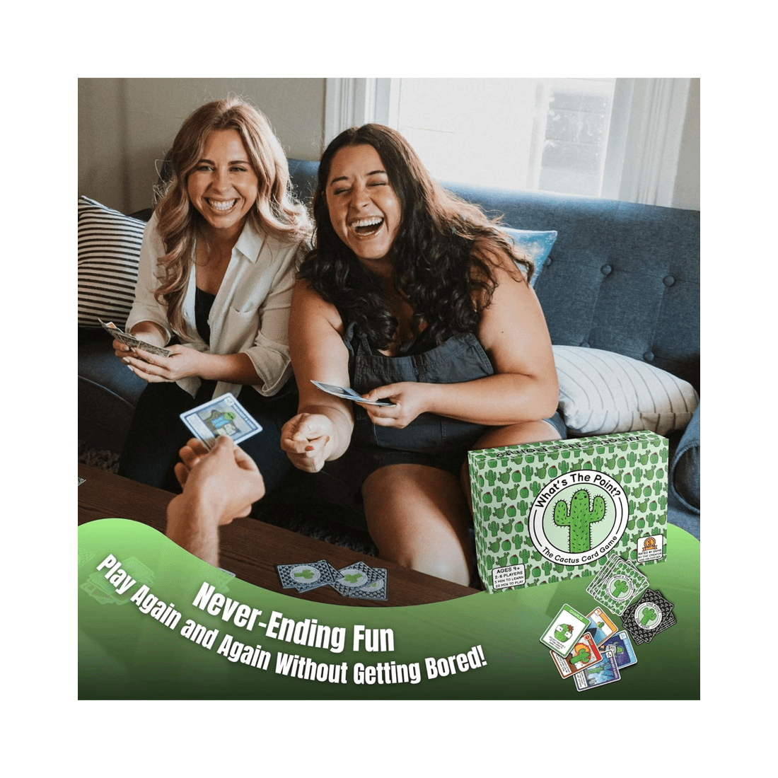 6 Blue Orange Games What's the Point The Cactus Card Game, 6 of 6