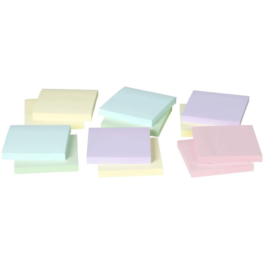 4 J.Burrows Stick-It Notes 76x76mm Pastel 12 Pack, 4 of 4