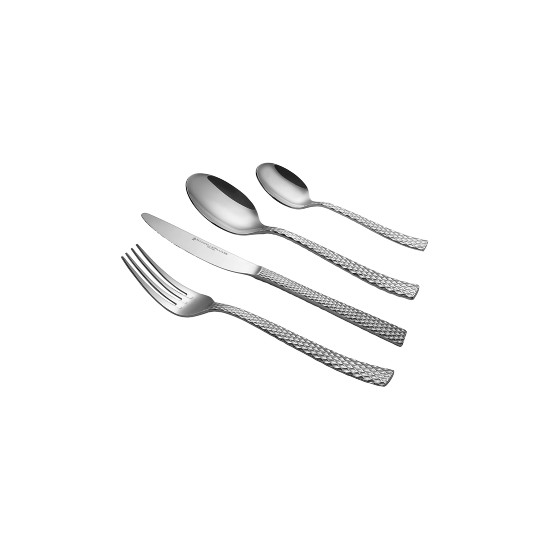 2 Maxwell & Williams 16 Piece Diamond Cut Stainless Steel Cutlery Set - Dining
 - Silver, 2 of 3
