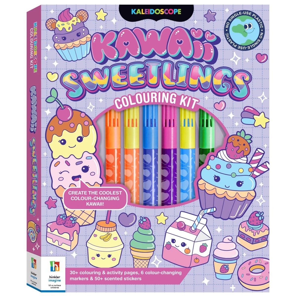 1 Kaleidoscope Colouring Kit: Kawaii Sweetlings - Book, 1 of 5