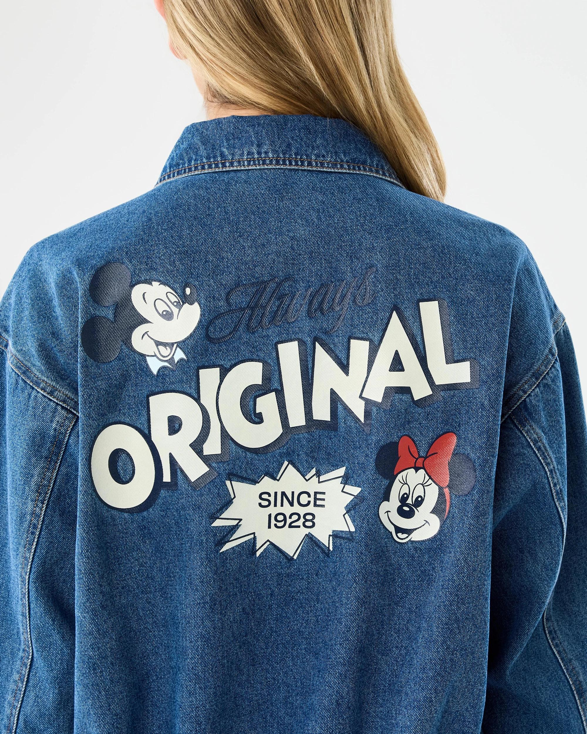 9 Mickey Mouse License Denim Bomber Jacket Mickey, 9 of 10