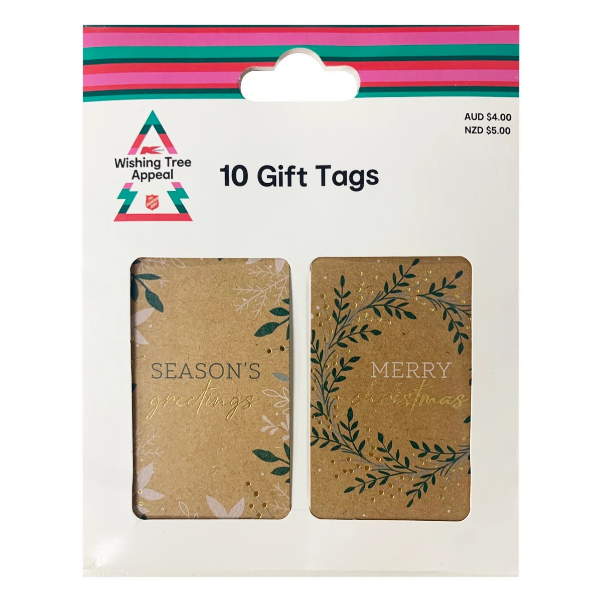 5 Wishing Tree 10 Pack Christmas Gift Tags - Assorted, 5 of 8