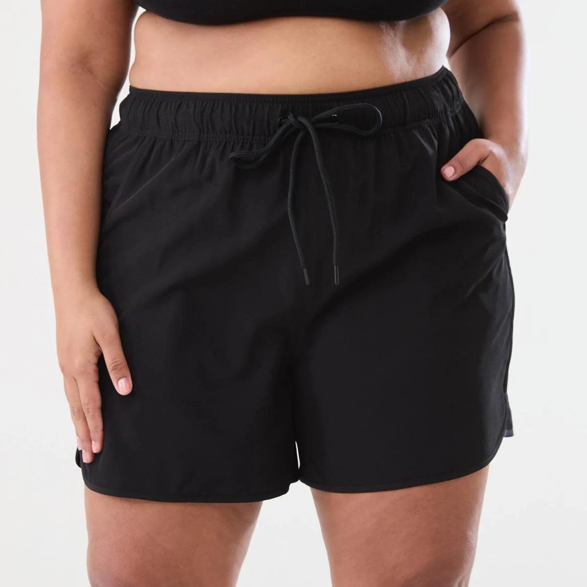 1 Curve Mid Length Boardshorts BLACK, 1 of 6