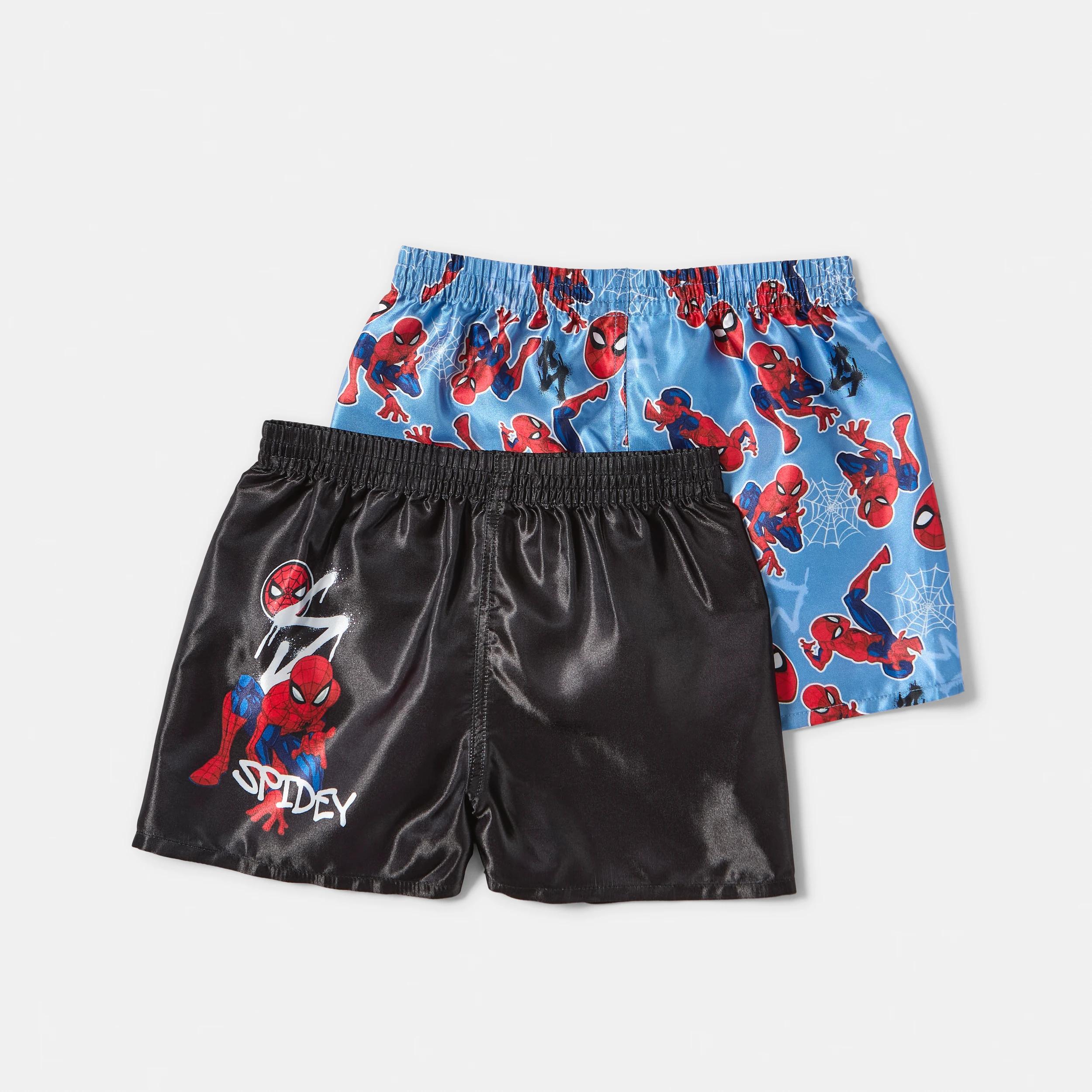 1 2 Pack Spider-Man License Satin Boxers SPIDERMAN, 1 of 4