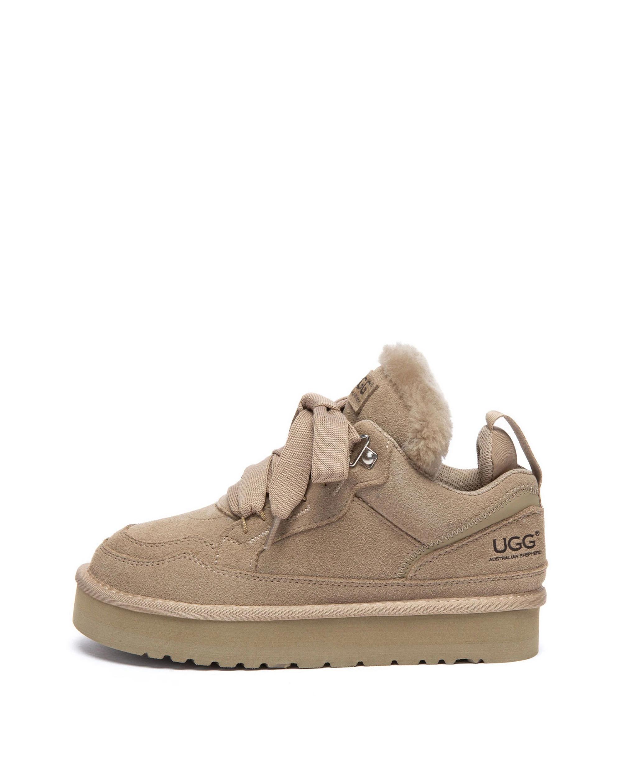 4 Australian Shepherd UGG Womens Parklyn Platform Sneakers SANDSTONE, 4 of 5