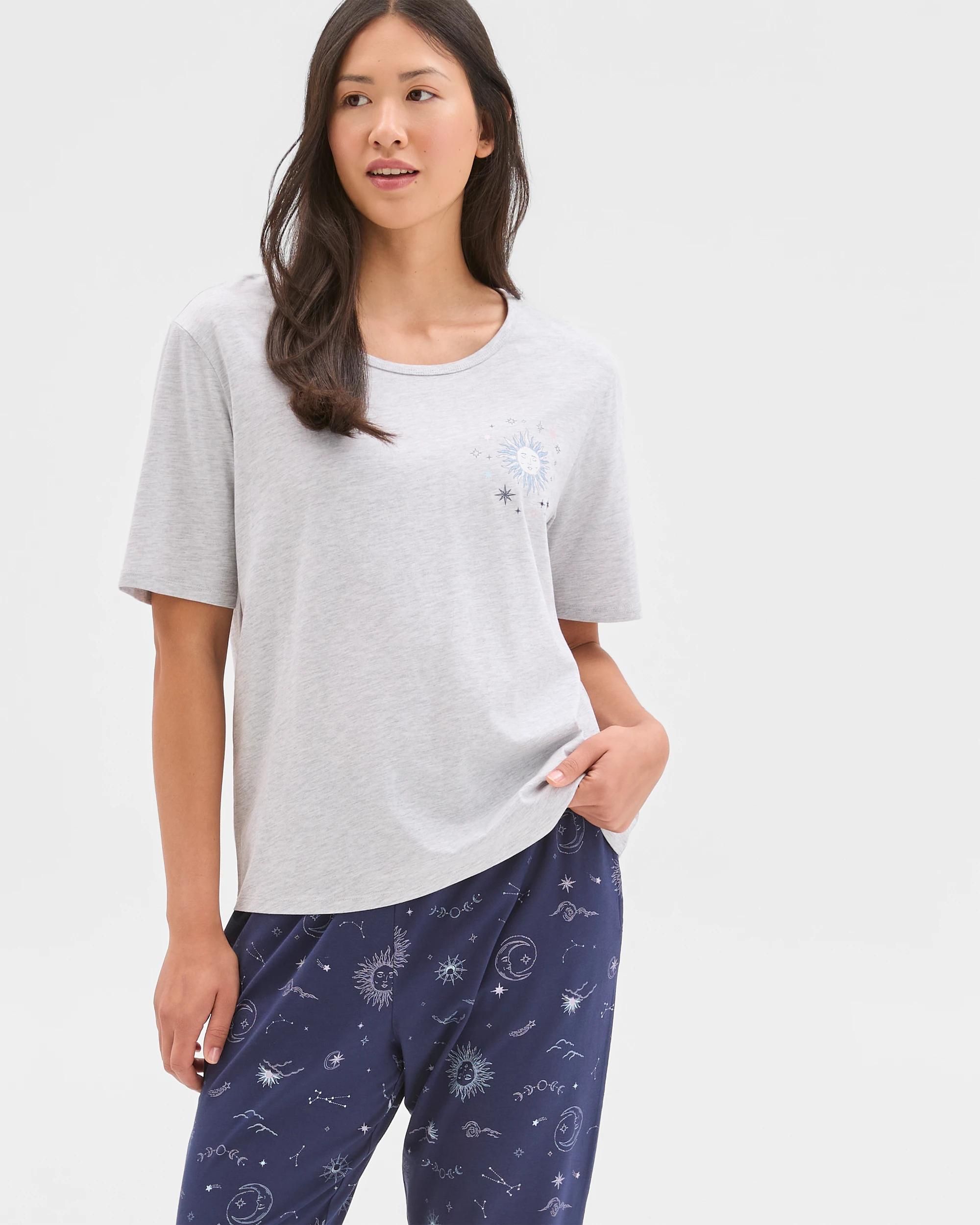 1 Target Australian Cotton Short Sleeve T-Shirt CELESTIAL GREY, 1 of 6