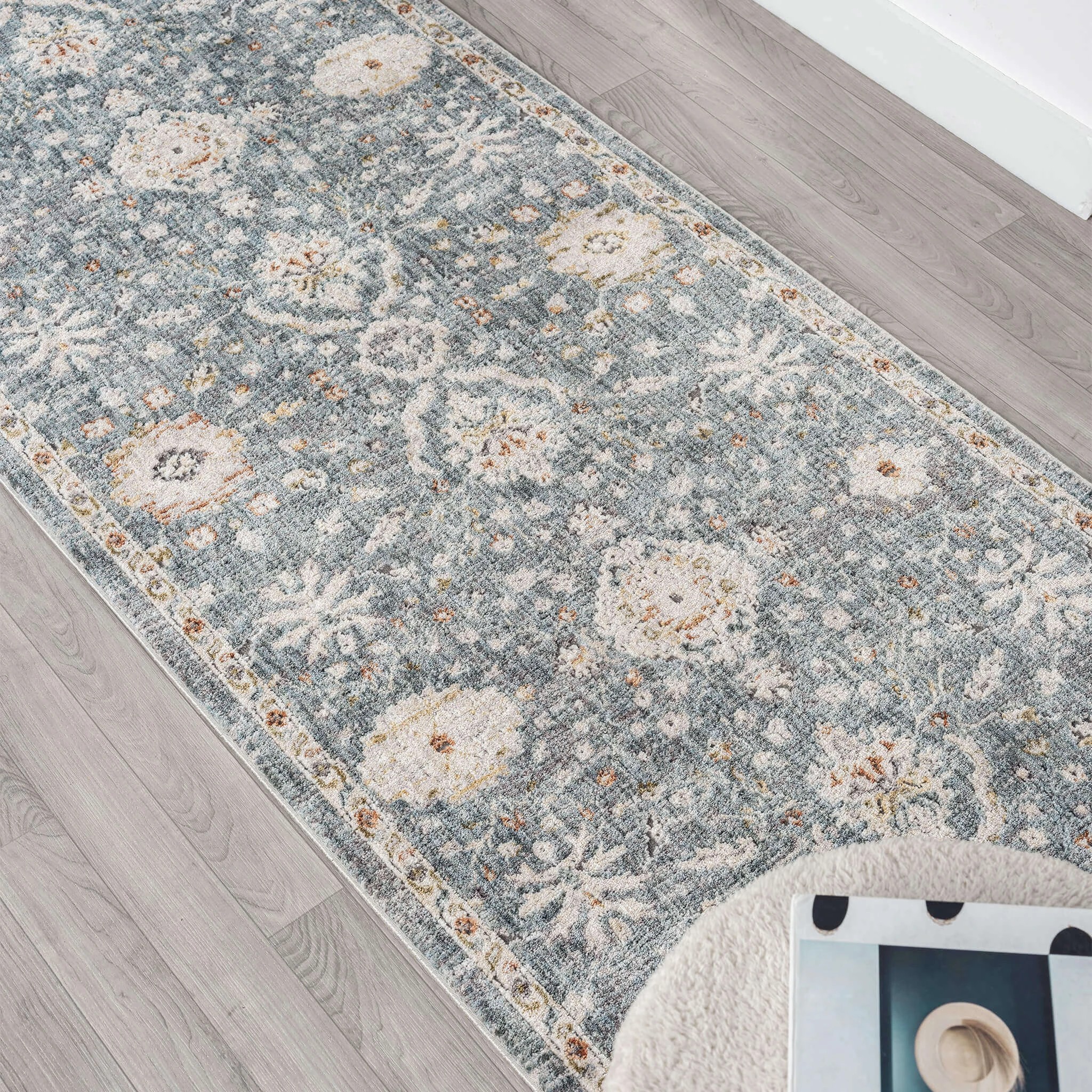 3 La Grace Home Adelia Premium Runner - 80x150cm - Denim, 3 of 10
