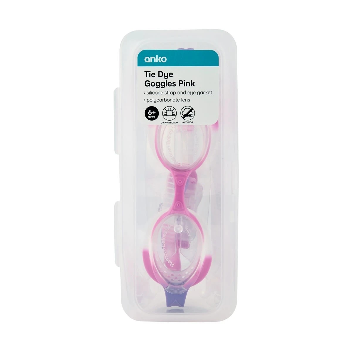 5 Tie Dye Goggles - Pink, 5 of 5