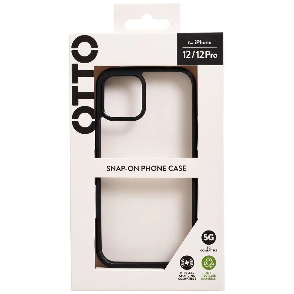 1 Otto Snap Case for iPhone 12/12 Pro Black, 1 of 4