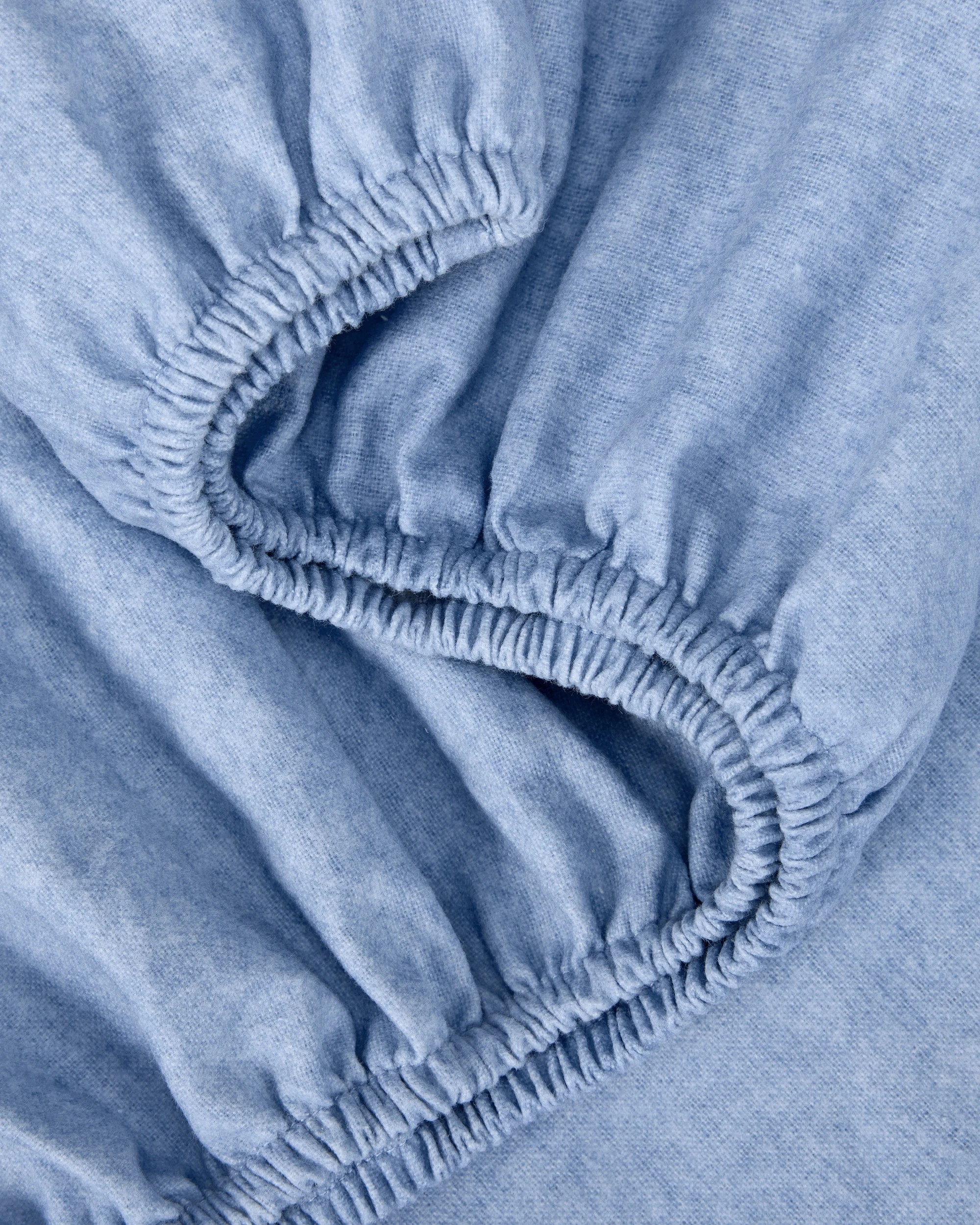 3 Marle Cotton Flannelette Sheet Set - Single Bed, Blue, 3 of 7