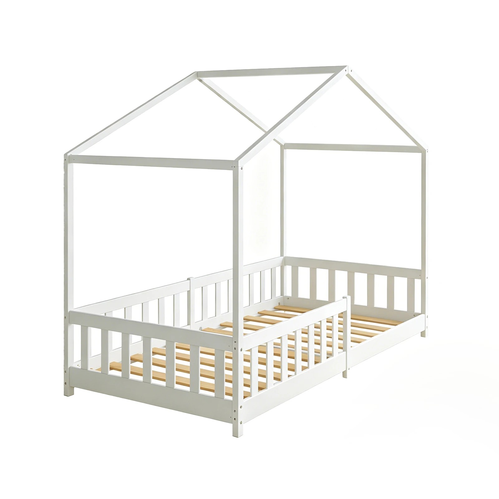 4 Ausway Wooden Bed Frame Single Size Toddler Kids, 4 of 4