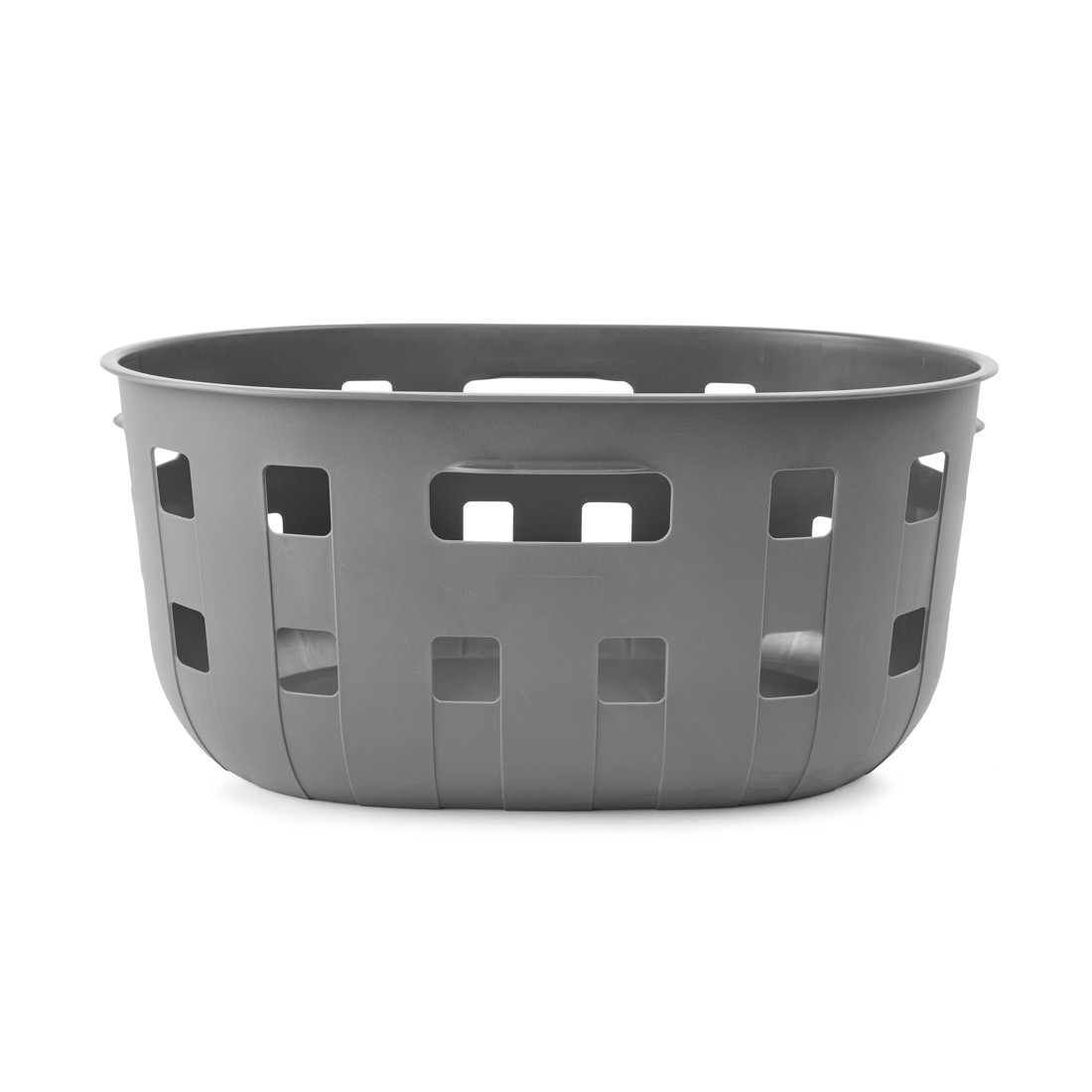 3 50L Trellis Laundry Basket - Charcoal, 3 of 6