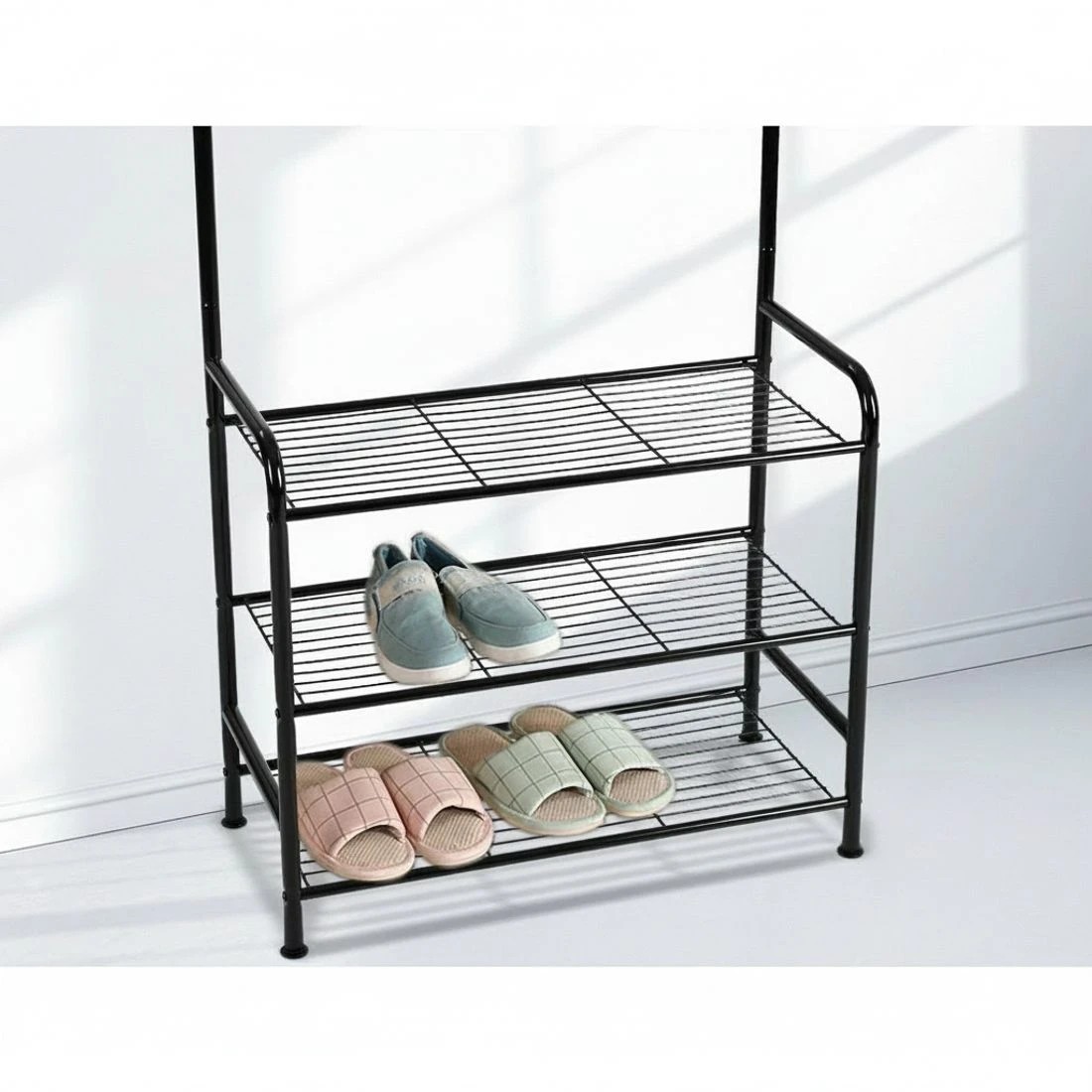 7 Artiss Clothes Rack Airer Coat Stand 179cm Hanger Rail Closet - Black, 7 of 7