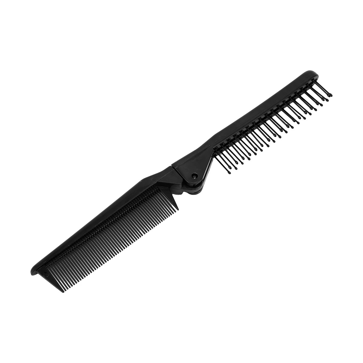1 OXX Haircare 2-in-1 Folding Comb - Black, 1 of 7