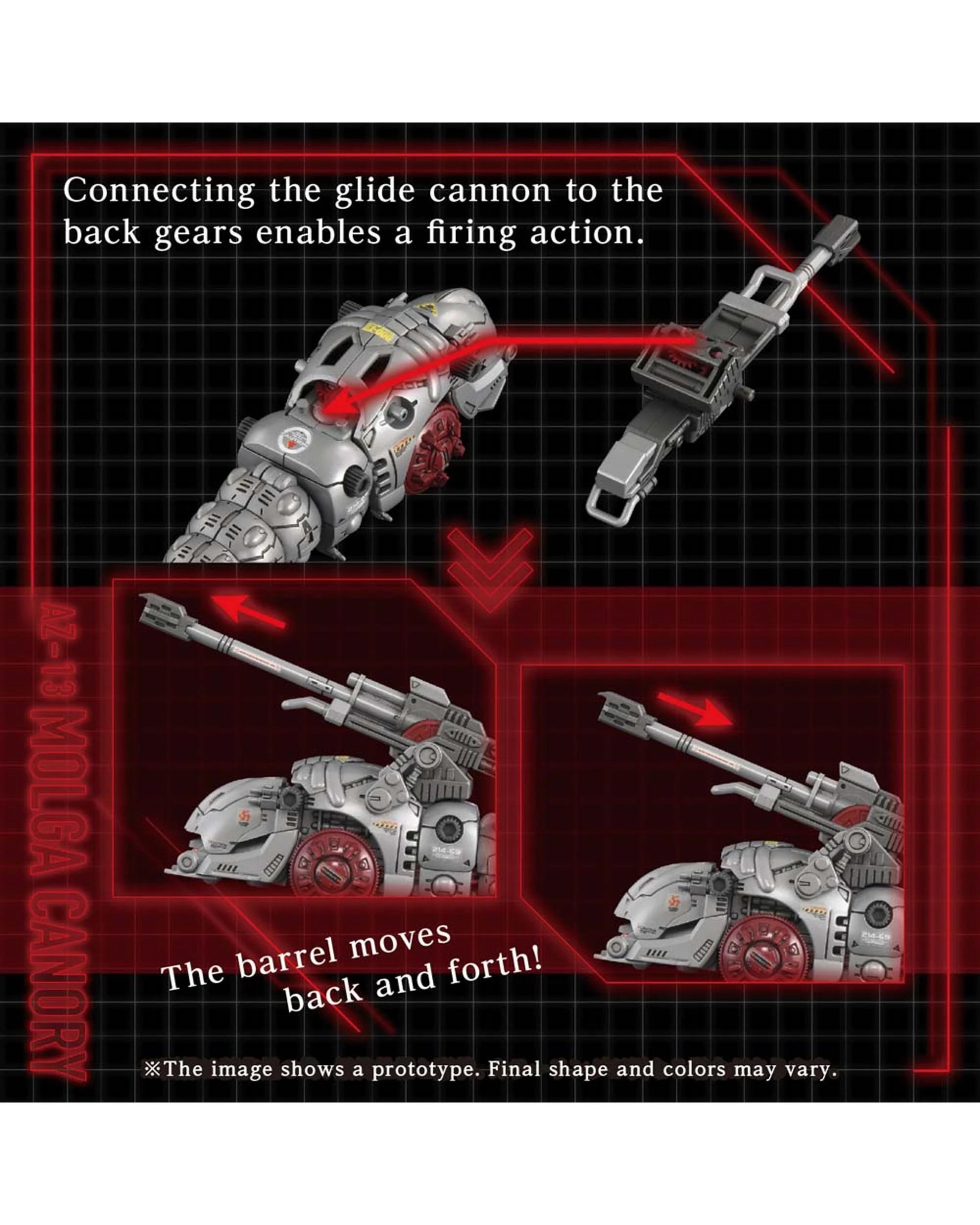 3 Takara Tomy Zoids Advanced Zi Series AZ-13 Canory Molga Insect Type 1/72 Scale Model Kit, 3 of 10