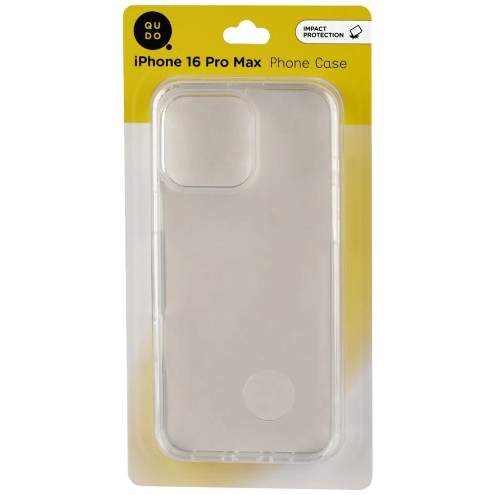 1 Qudo Clear Case iPhone 16 Pro Max, 1 of 3