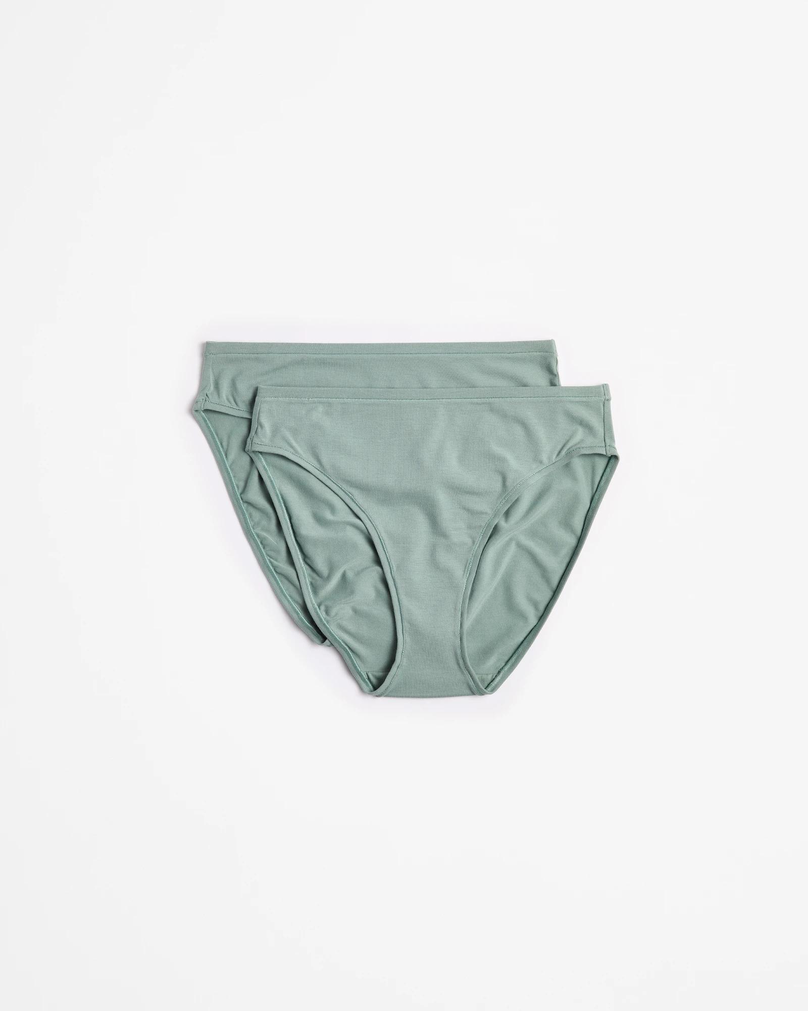 1 Target 2 Pack Bamboo High Cut Briefs CHINOIS GREEN, 1 of 4