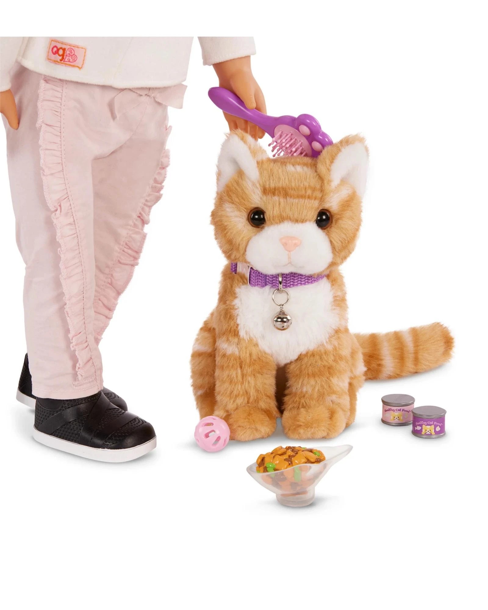 3 Our Generation Hop In Cat Carrier Pet Carrier & Plush Kitten Set for 18-inch Dolls - Multi, 3 of 7