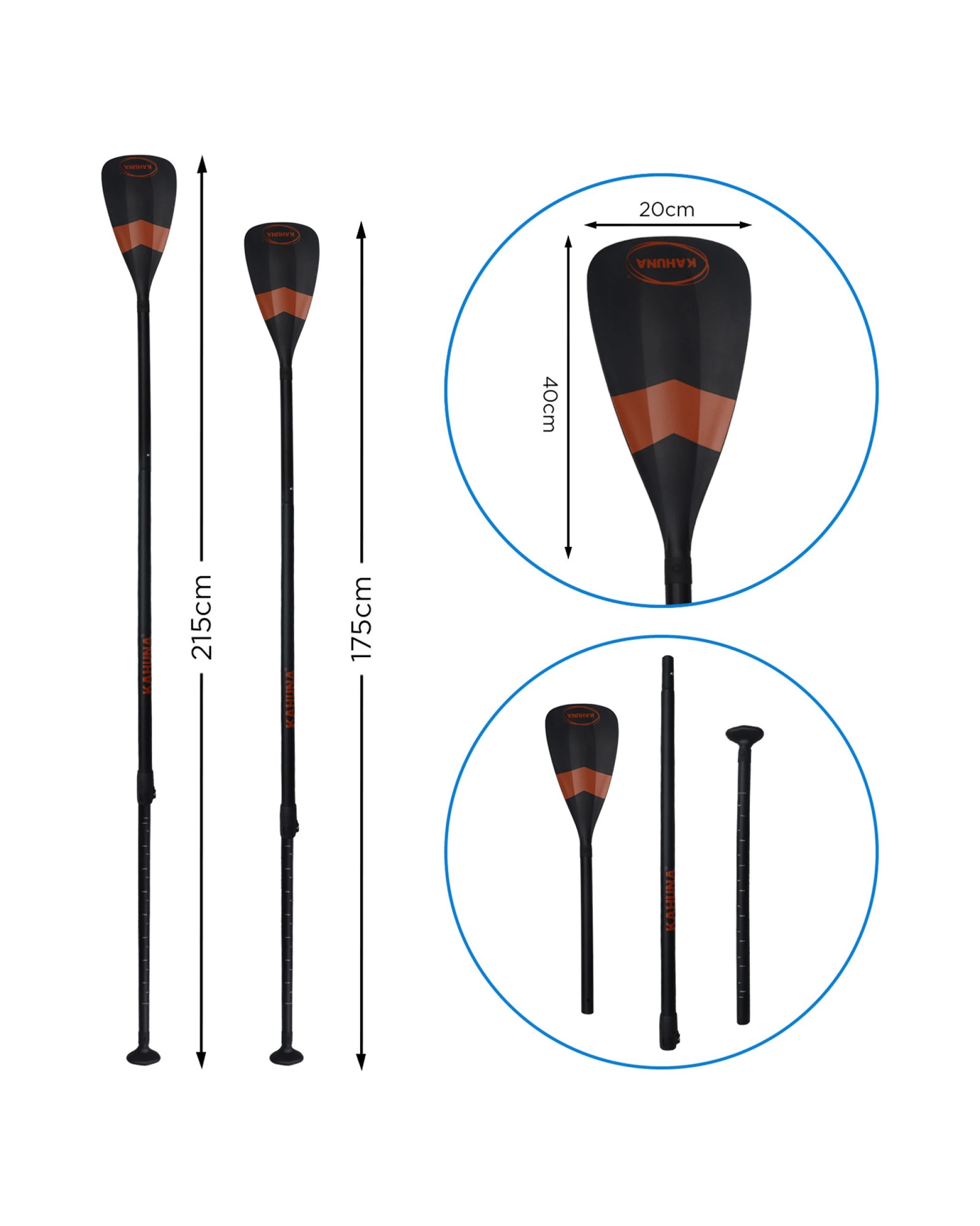 3 Kahuna Hana Inflatable Stand Up Paddle Board 10ft6in iSUP Accessories, 3 of 9