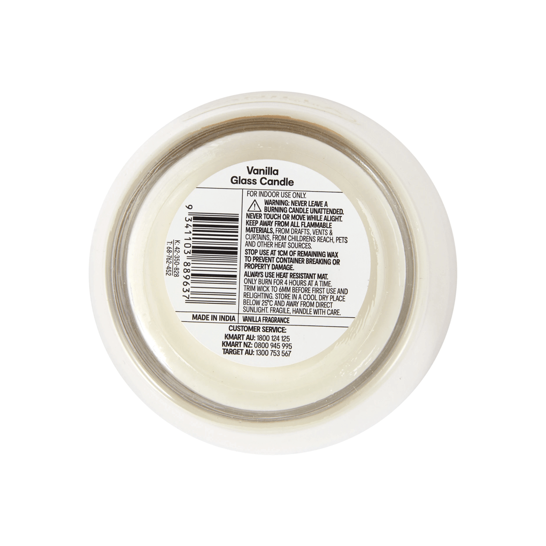 5 Vanilla and Jasmine Fragrant Candle In Glass, 5 of 5