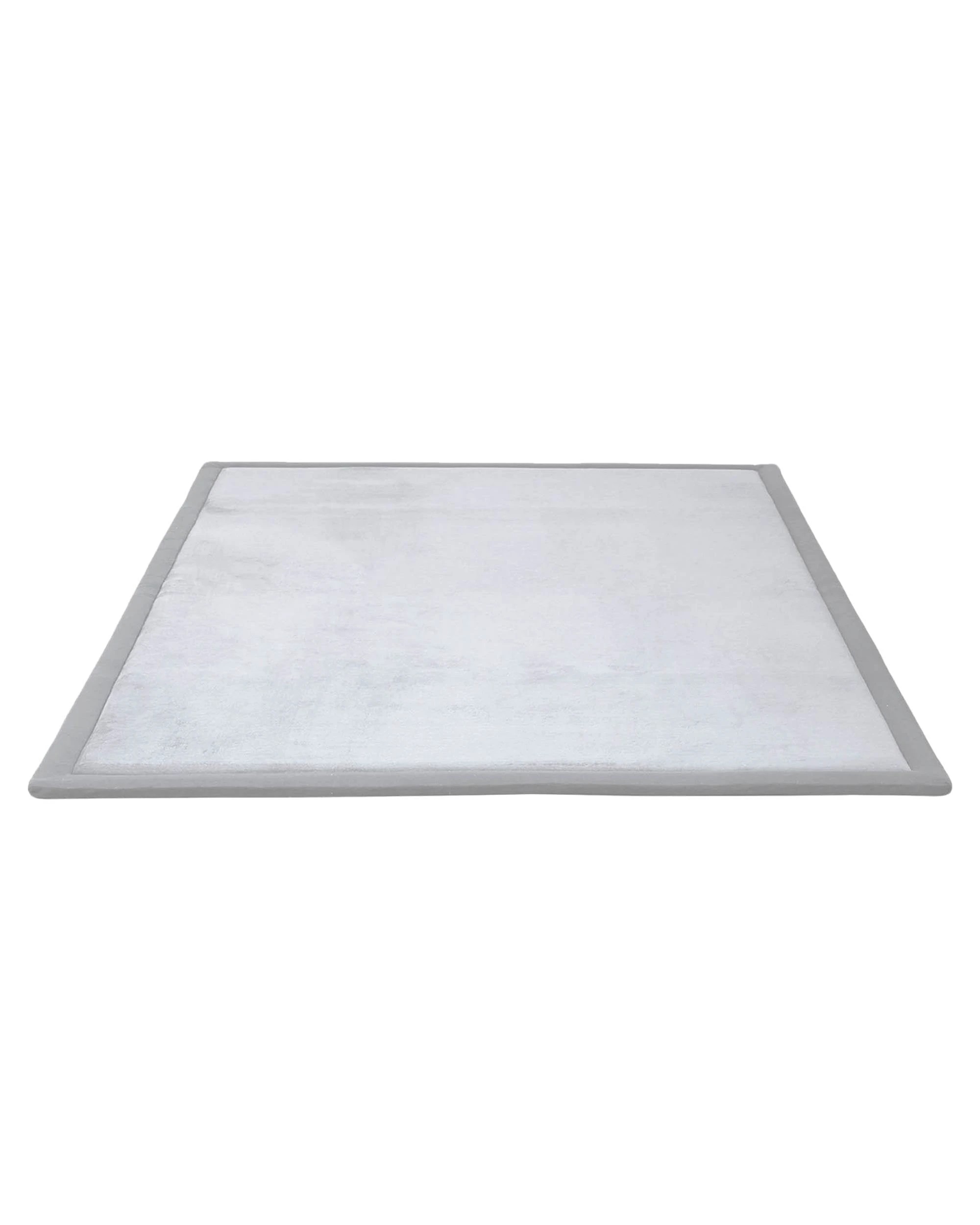 1 Kitchee Foam Floor Mat 200x200cm - Padded Thick Soft Tatami Style Rug Grey, 1 of 4