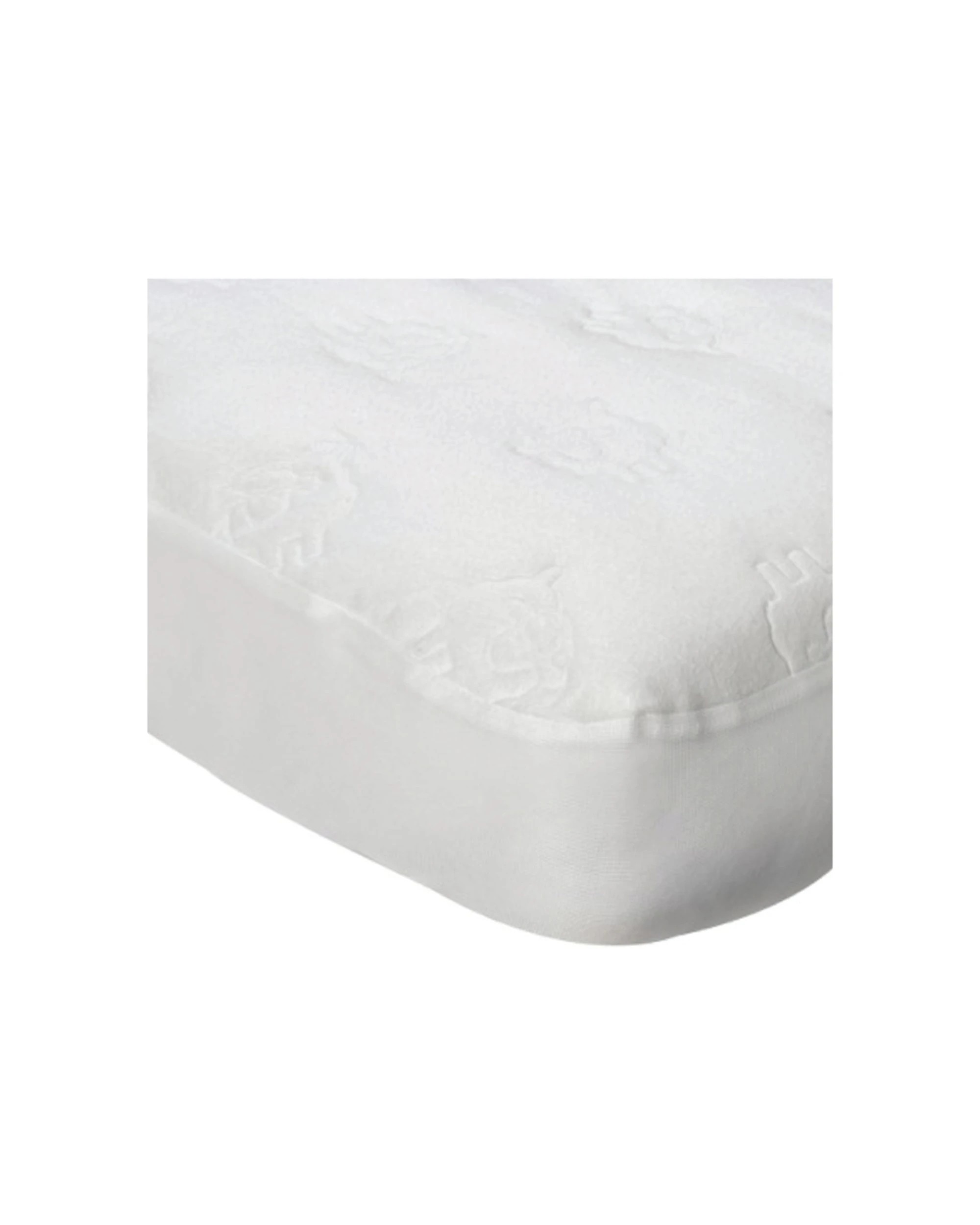 3 Playette Travel Cot Water Resistant Mattress Protector - Embossed Sheep - Multi, 3 of 3
