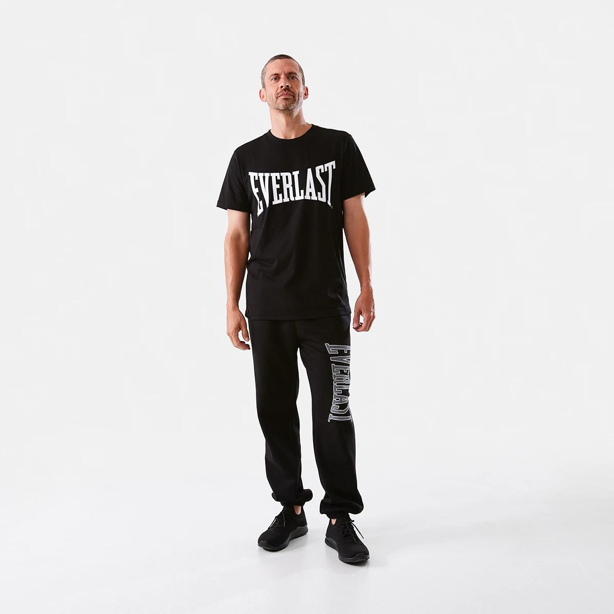 6 Everlast Mens Classic Sport Trackpants Black W24, 6 of 6