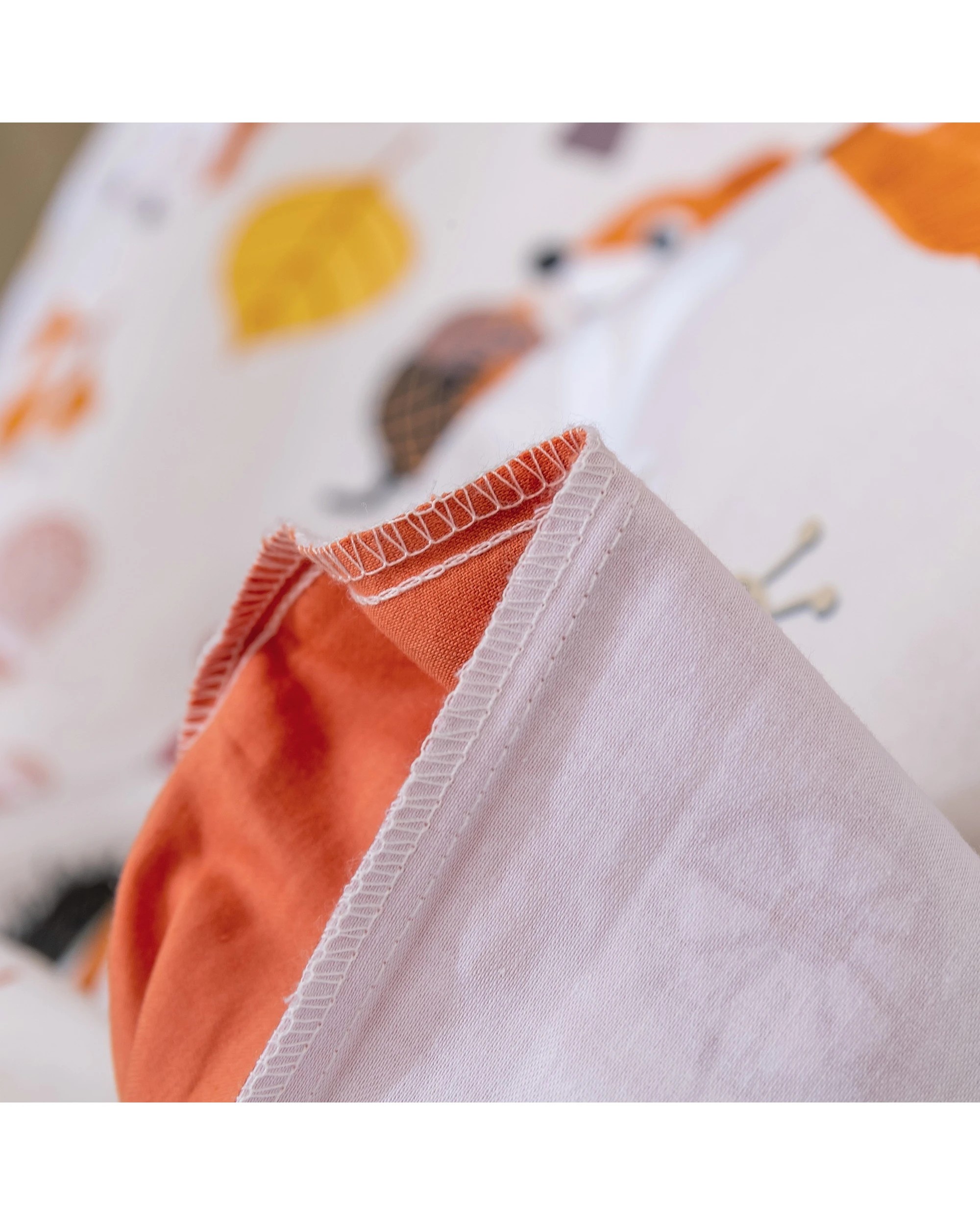 8 Jack & Ava Quilt Cover Set Find a Squirrel - Double Bed - Animal Print, 8 of 8