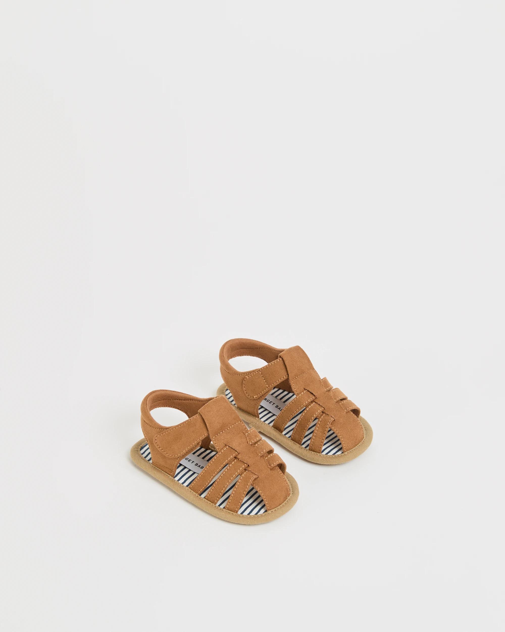 4 Target Baby Pre-Walker Boat Shoes TAN, 4 of 6