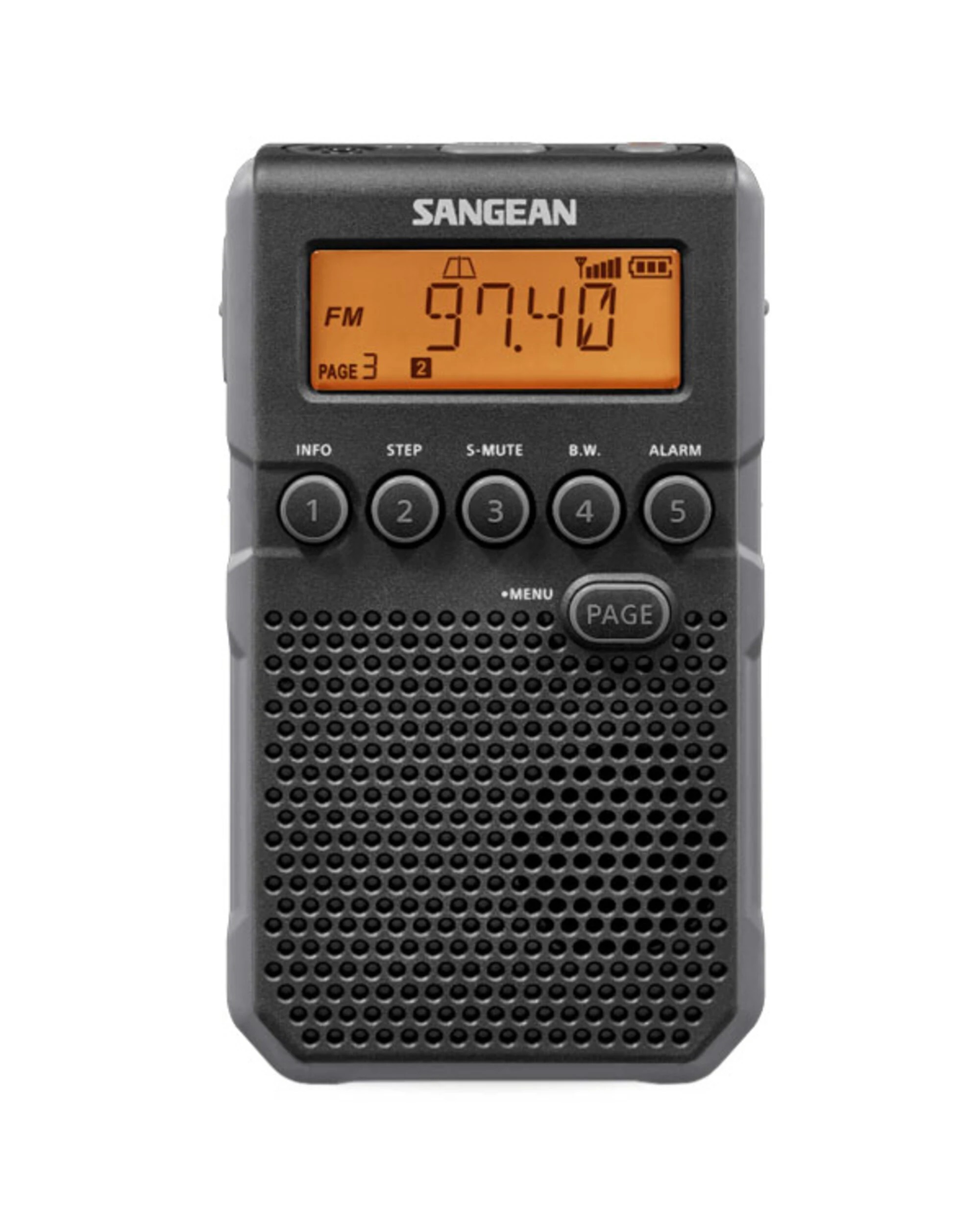 1 Sangean DT-800 Pocket Radio - Black, 1 of 3
