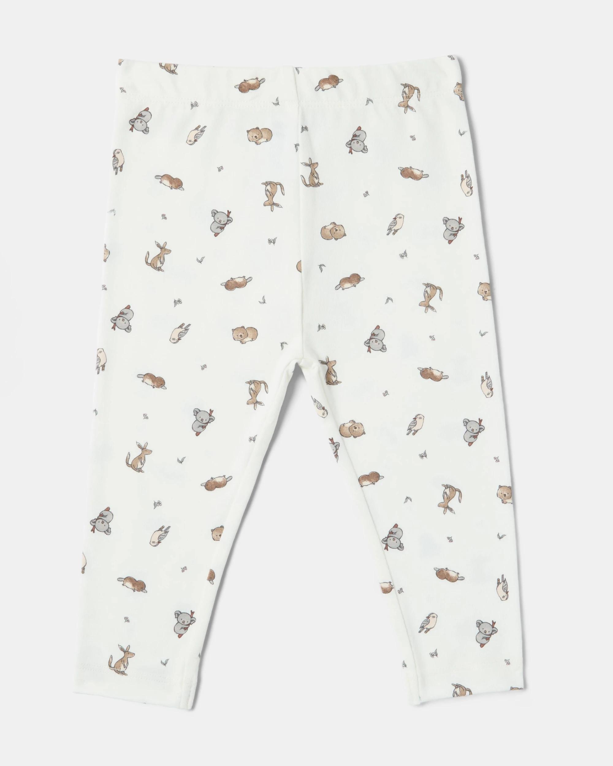 3 3 Pack Print Leggings Aus Animal, 3 of 8