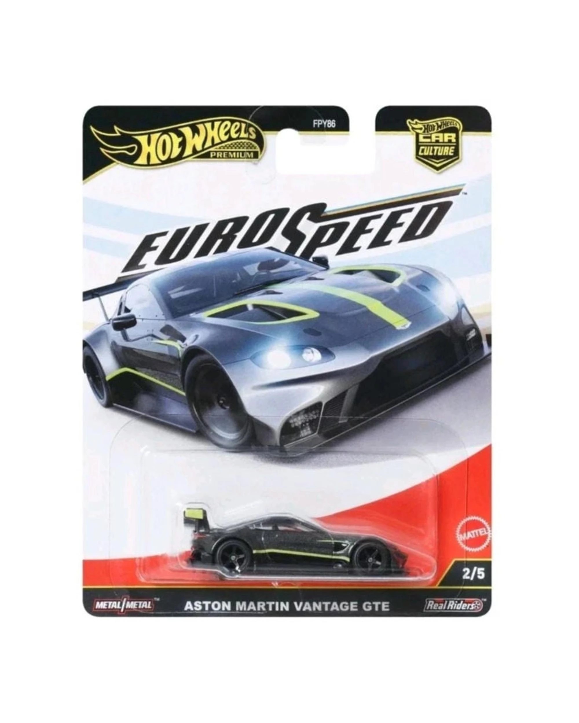 1 Hot Wheels Premium Car Culture Eurospeed Aston Martin Vantage GTE Diecast Vehicle, 1 of 6