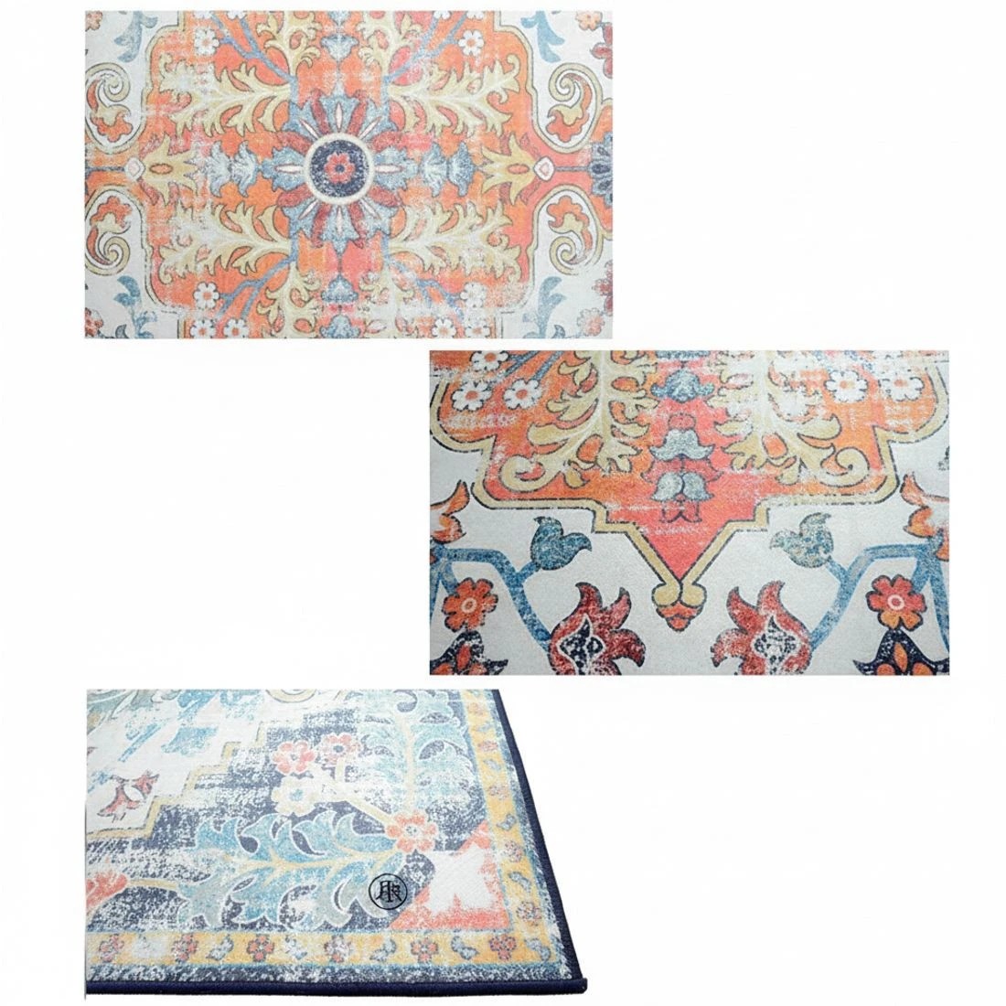 4 Artiss Floor Rug 200x290 Mat Carpet Short Pile - Multi, 4 of 5