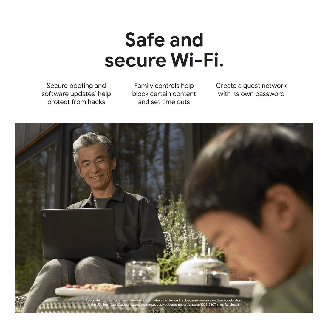 5 Google Nest Wifi Pro Home Mesh Wi-Fi 6E System White, 5 of 10