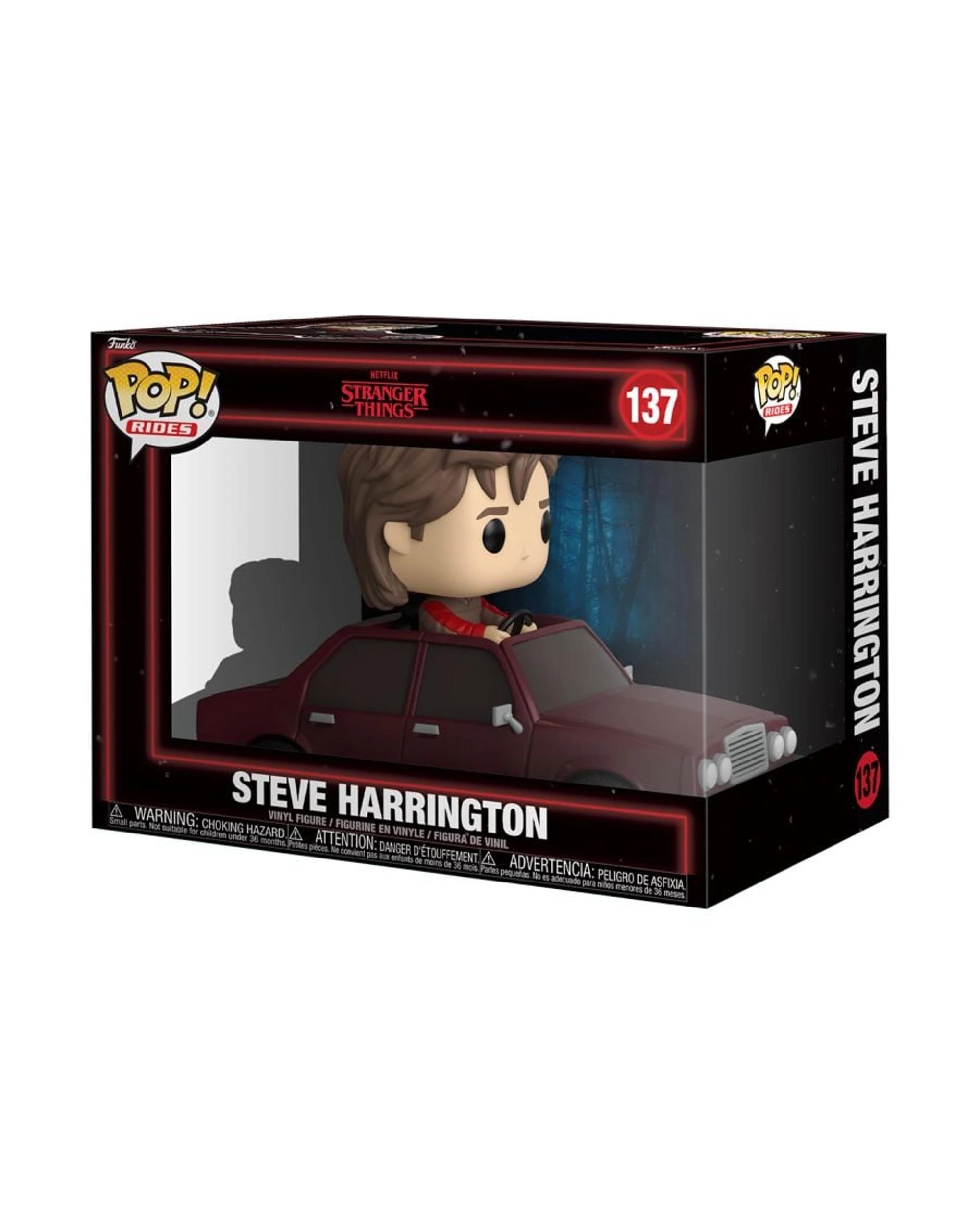 3 Stranger Things Season 5 Steve Harrington in Car POP! Rides Funko POP! Vinyl, 3 of 3