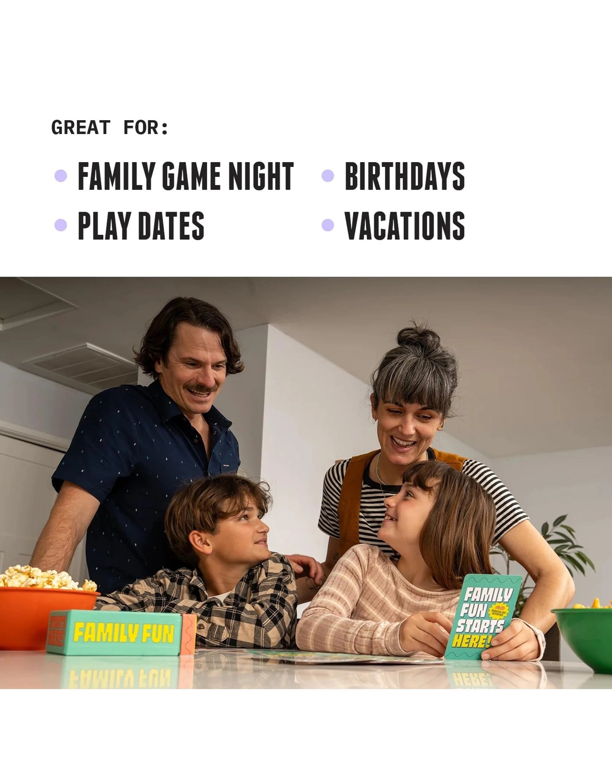 6 Family Fun Starts Here Card Game, 6 of 6