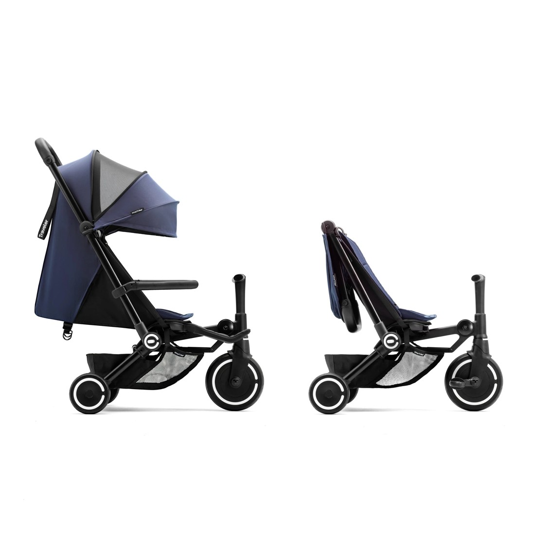 1 Smartrike Traveler 4 In 1 Convertible Stroller
 - Blue, 1 of 1